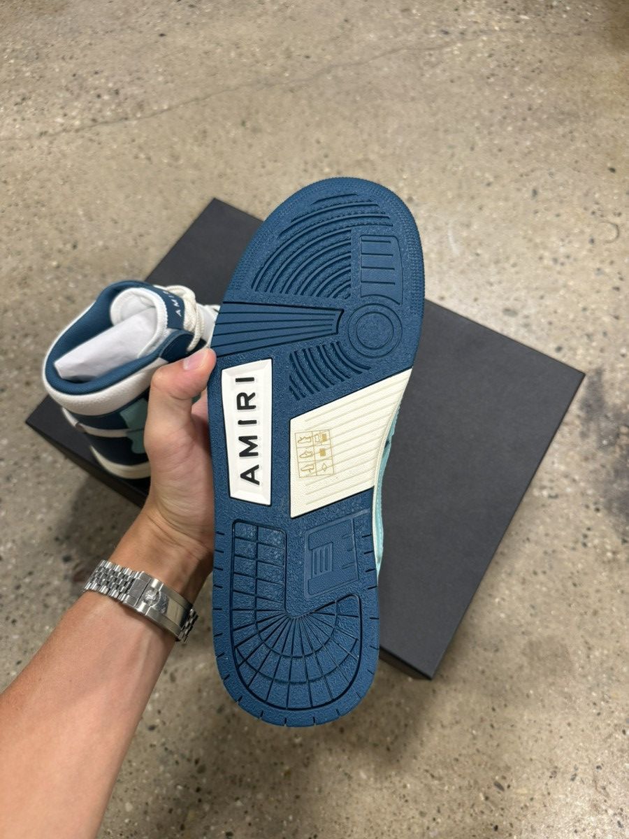 Amiri Amiri Skeleton High Top Sneaker NEW 790$ Size US 13 / EU 46 - 6 Thumbnail