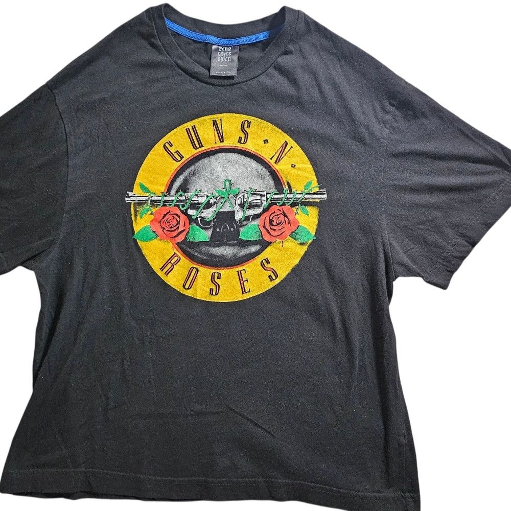 Zero Skateboards Zero F*cks Given Guns N Roses Oversize Black T Shirt Small/ Size US M / EU 48-50 / 2 - 1 Thumbnail