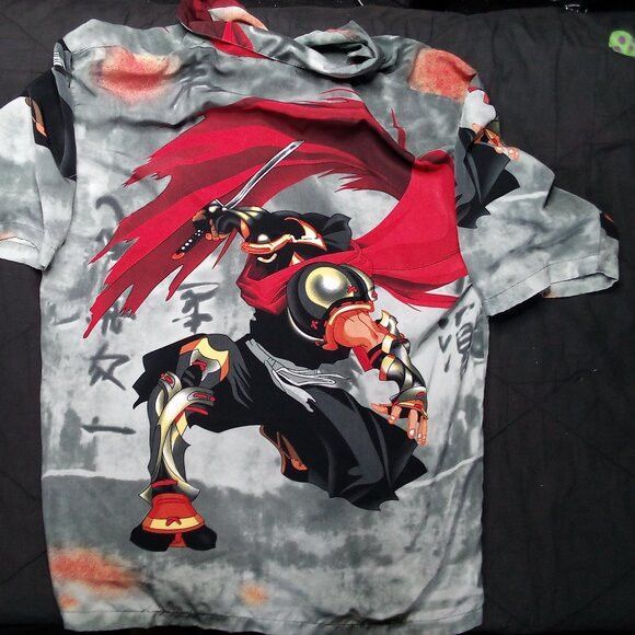 Vintage Vintage Y2K Clench Ninja Anime Manga Button Shirt Size US XL / EU 56 / 4 - 7 Thumbnail