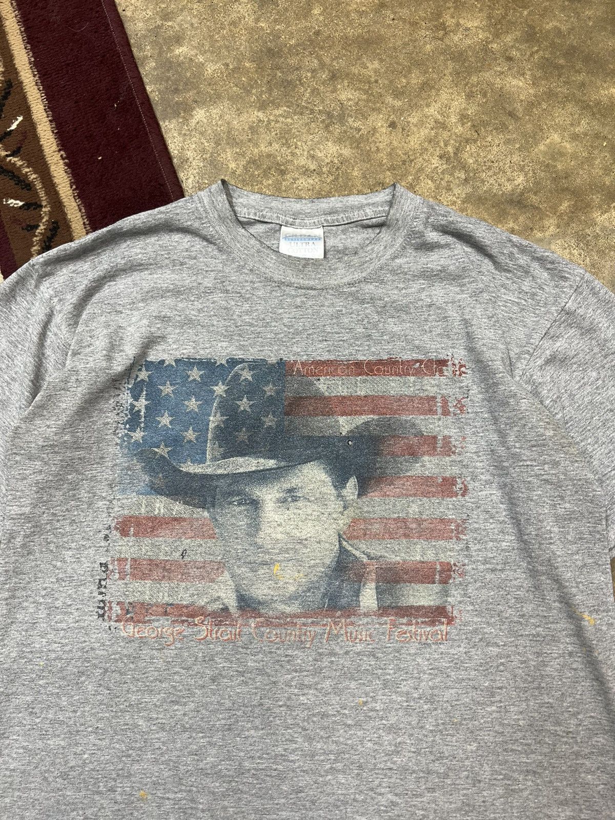 Band Tees × Vintage 90s George Straight Country Music Festival Tee Size US L / EU 52-54 / 3 - 3 Thumbnail