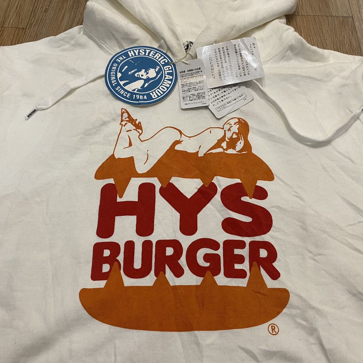 Hysteric Glamour 2000s New With Tag Hysteric Glamour Burger Hoodie Size US L / EU 52-54 / 3 - 3 Thumbnail