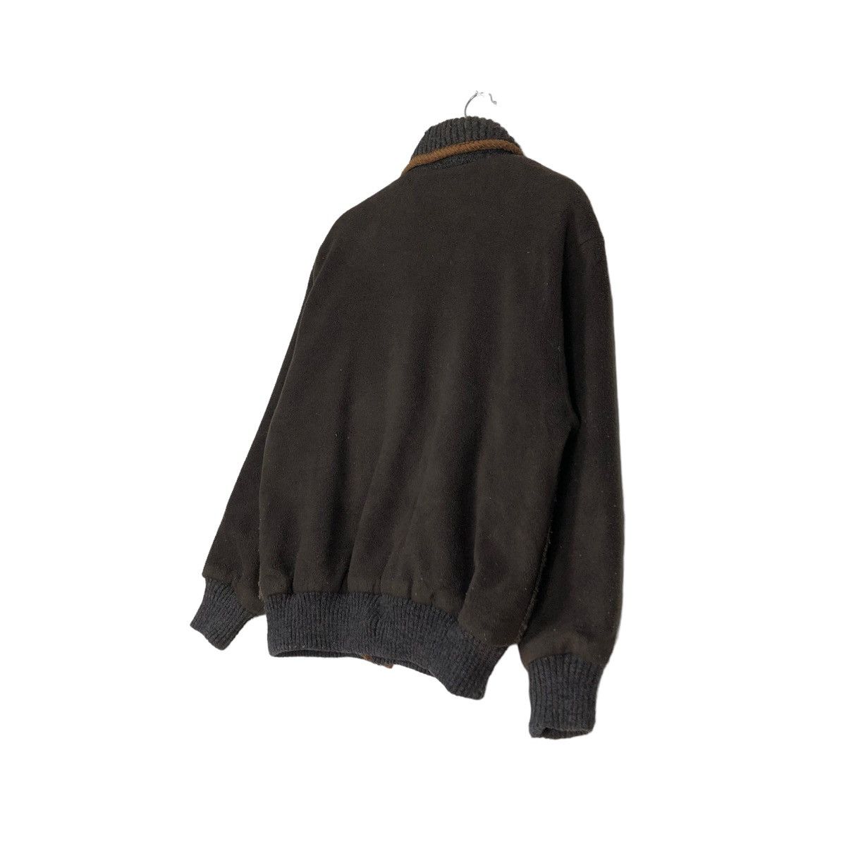 Japanese Brand 🔥VINTAGE BOMBER JACKET CARDIGAN KNIT ARNALDO BASSINI JAPAN Size US M / EU 48-50 / 2 - 10 Thumbnail