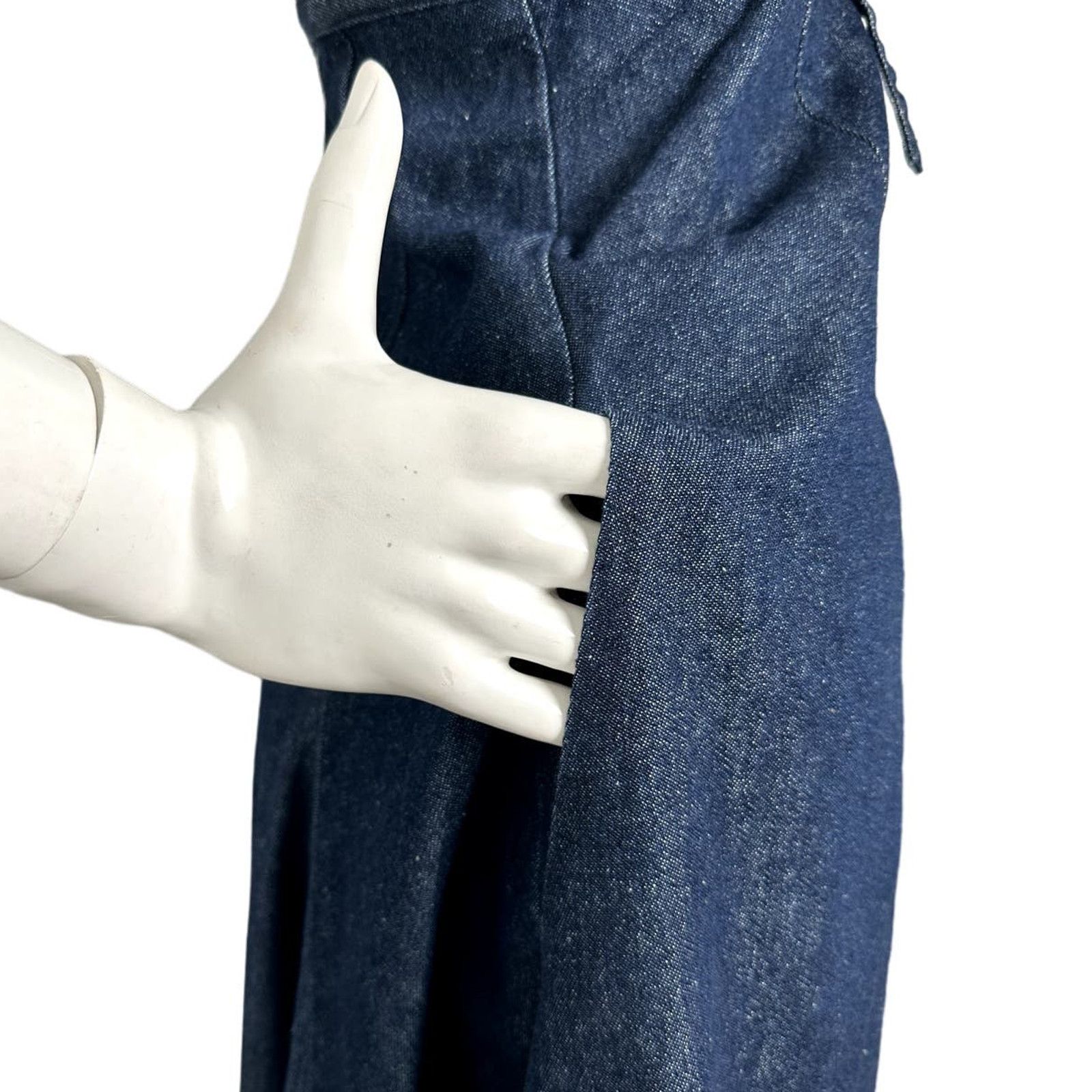 Kate Spade Kate Spade Denim Bow-waist Casual Dress in Indigo Size 2 Size XS / US 0-2 / IT 36-38 - 3 Thumbnail