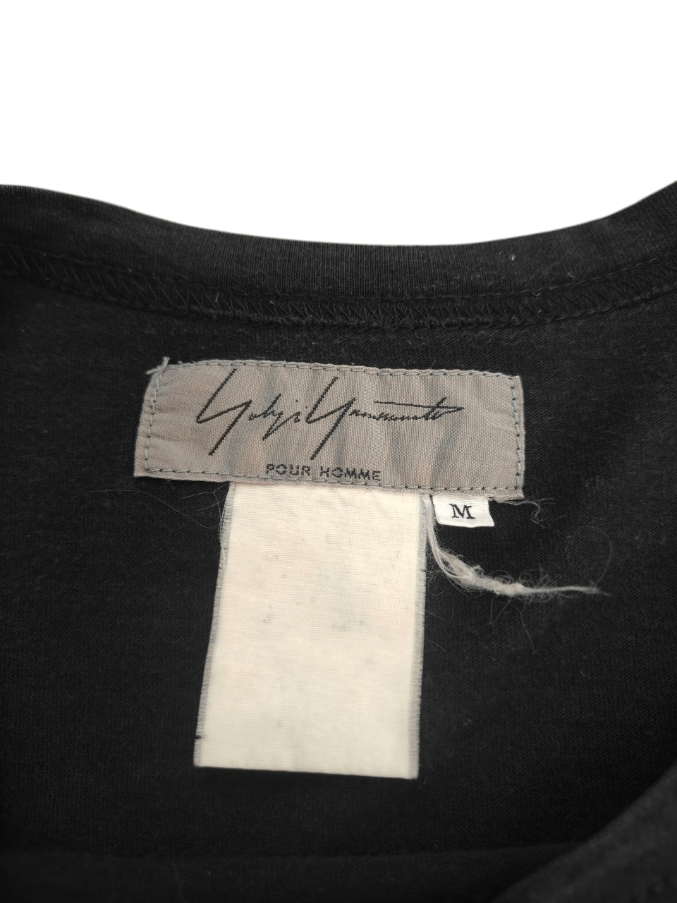 Yohji Yamamoto Yohji Yamamoto Signature Blank Long Sleeve T Size US M / EU 48-50 / 2 - 2 Thumbnail