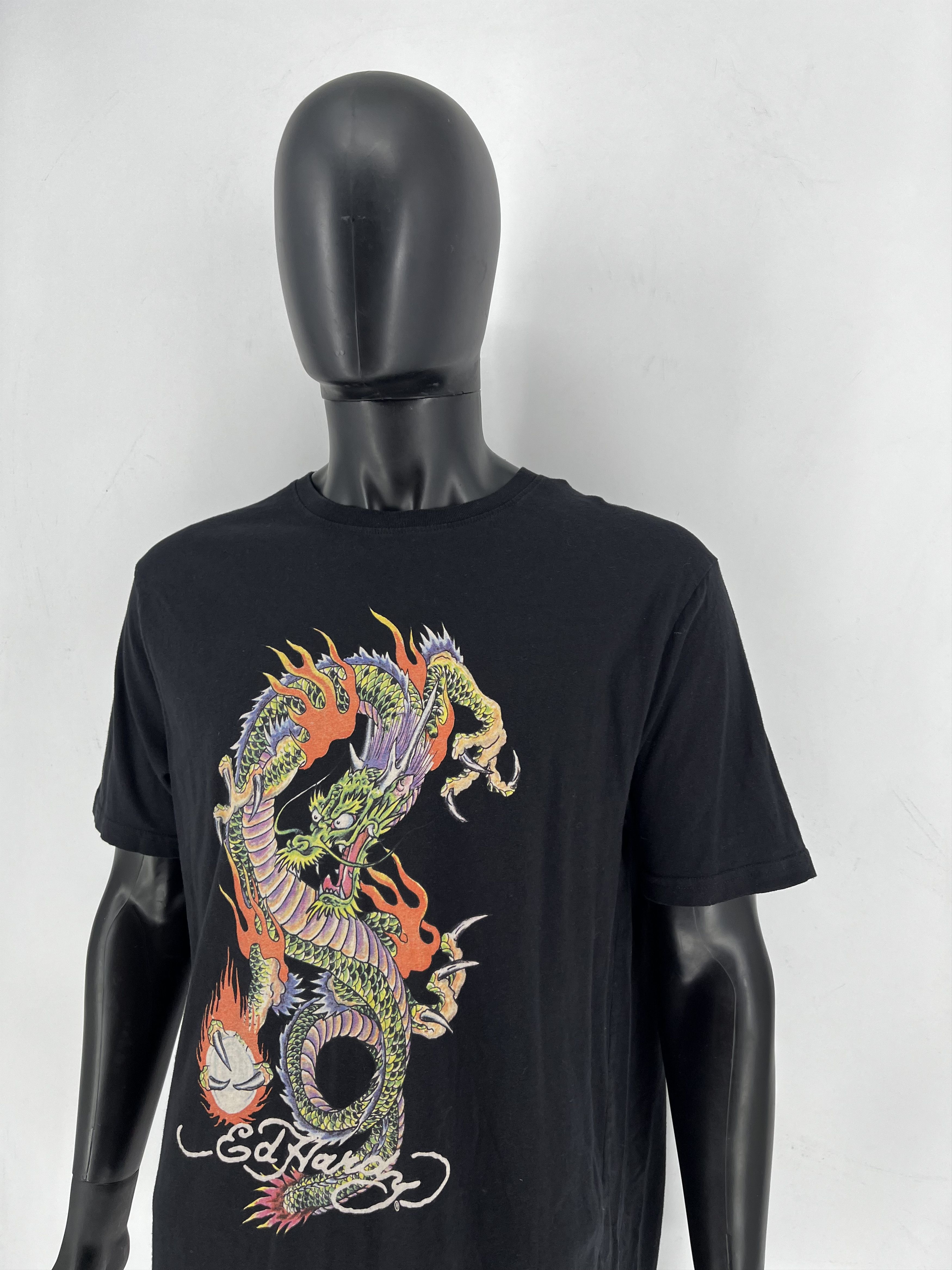 Ed Hardy Vintage Ed Hardy Dragon Graphic Tee Y2K 00s Alternative Size US XL / EU 56 / 4 - 5 Thumbnail