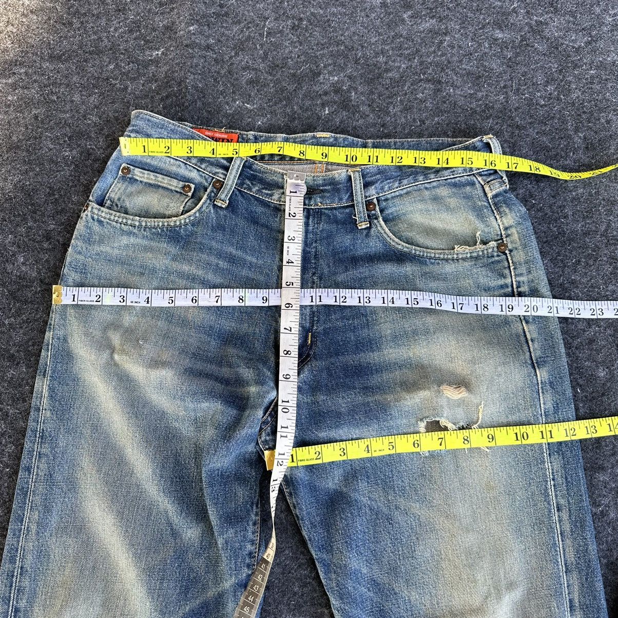 Edwin Vintage Thrash Edwin 504 Regular Orange Tag Denim 33x32 D620 Size US 34 / EU 50 - 9 Thumbnail