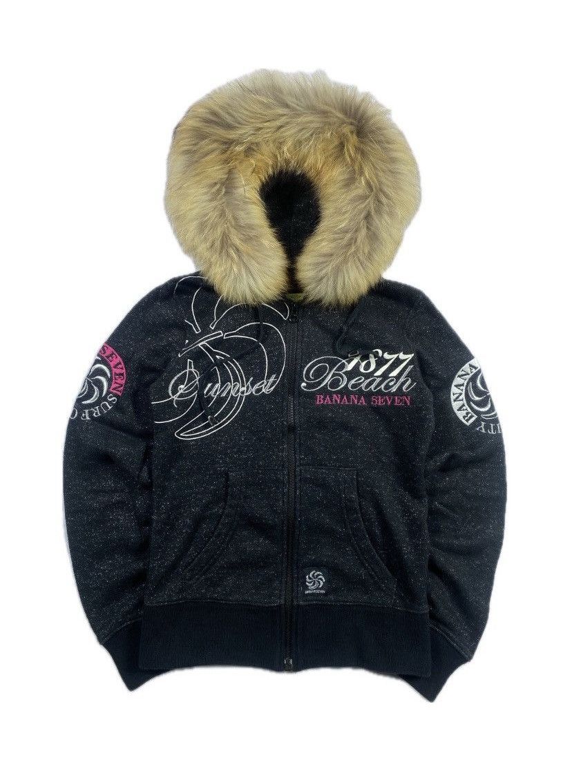 20471120 Japanese Banan Seven Zip Fur hoodie Size US S / EU 44-46 / 1 - 1 Thumbnail