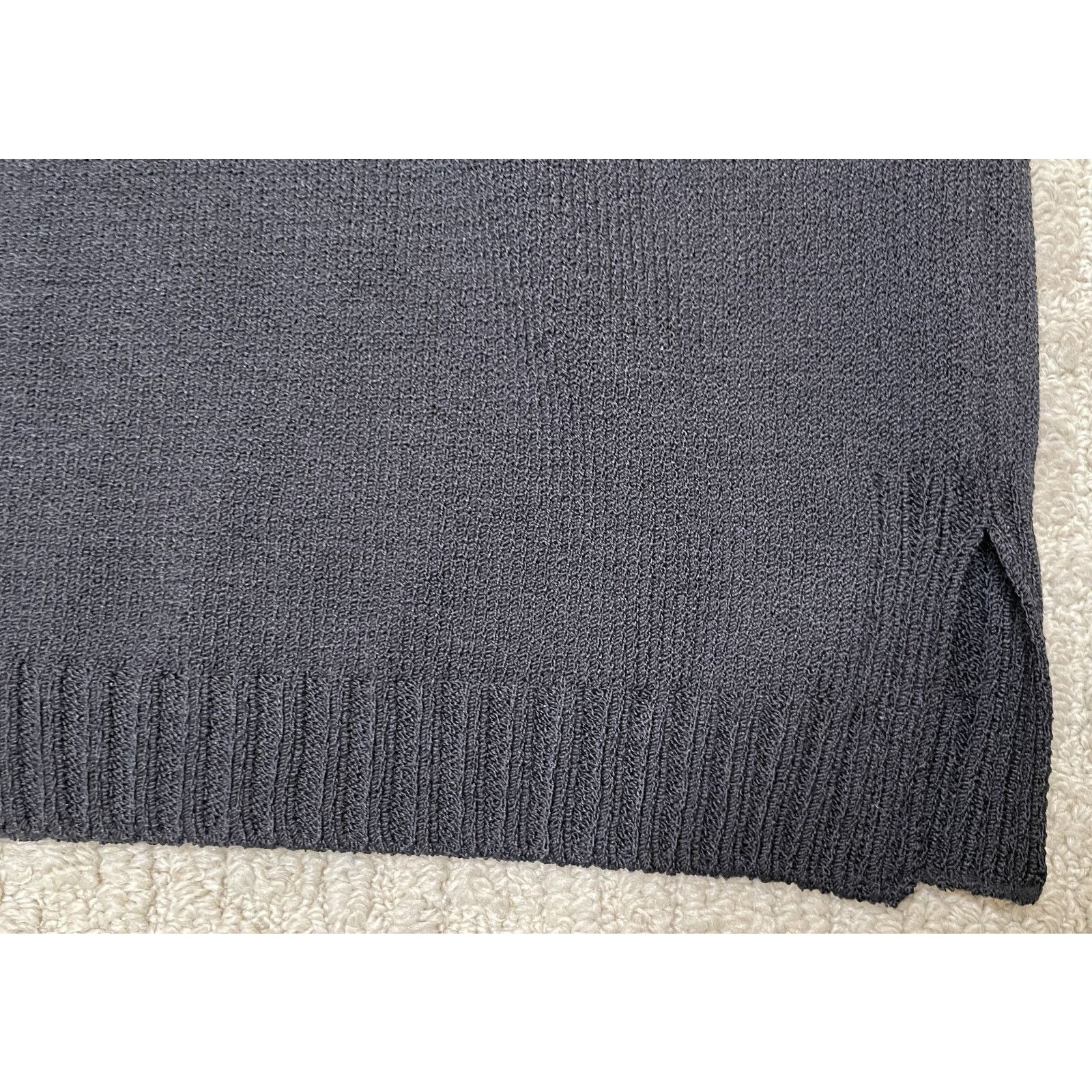 St John Black Santana Knit Jumper Dress L XL 10 12 14 Buckle