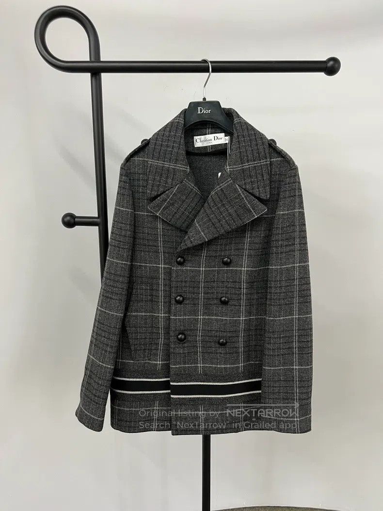 Dior Dior Double-breasted embroidered woollen coat Size XS / US 0-2 / IT 36-38 - 1 Thumbnail