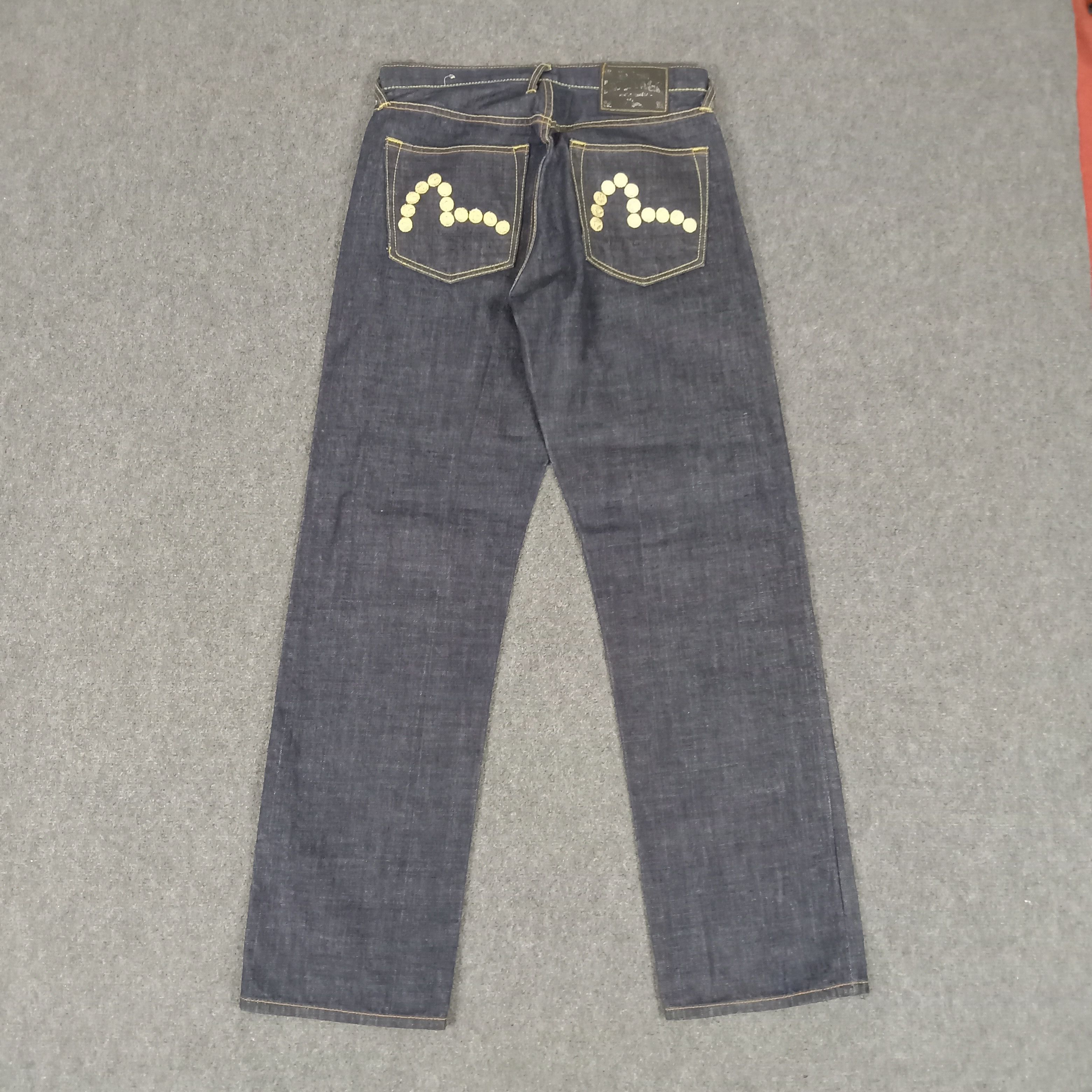 Japanese Brand × Vintage Evisu Japanese Brand Daicock Custom Art Denim Jeans Size US 31 - 6 Thumbnail