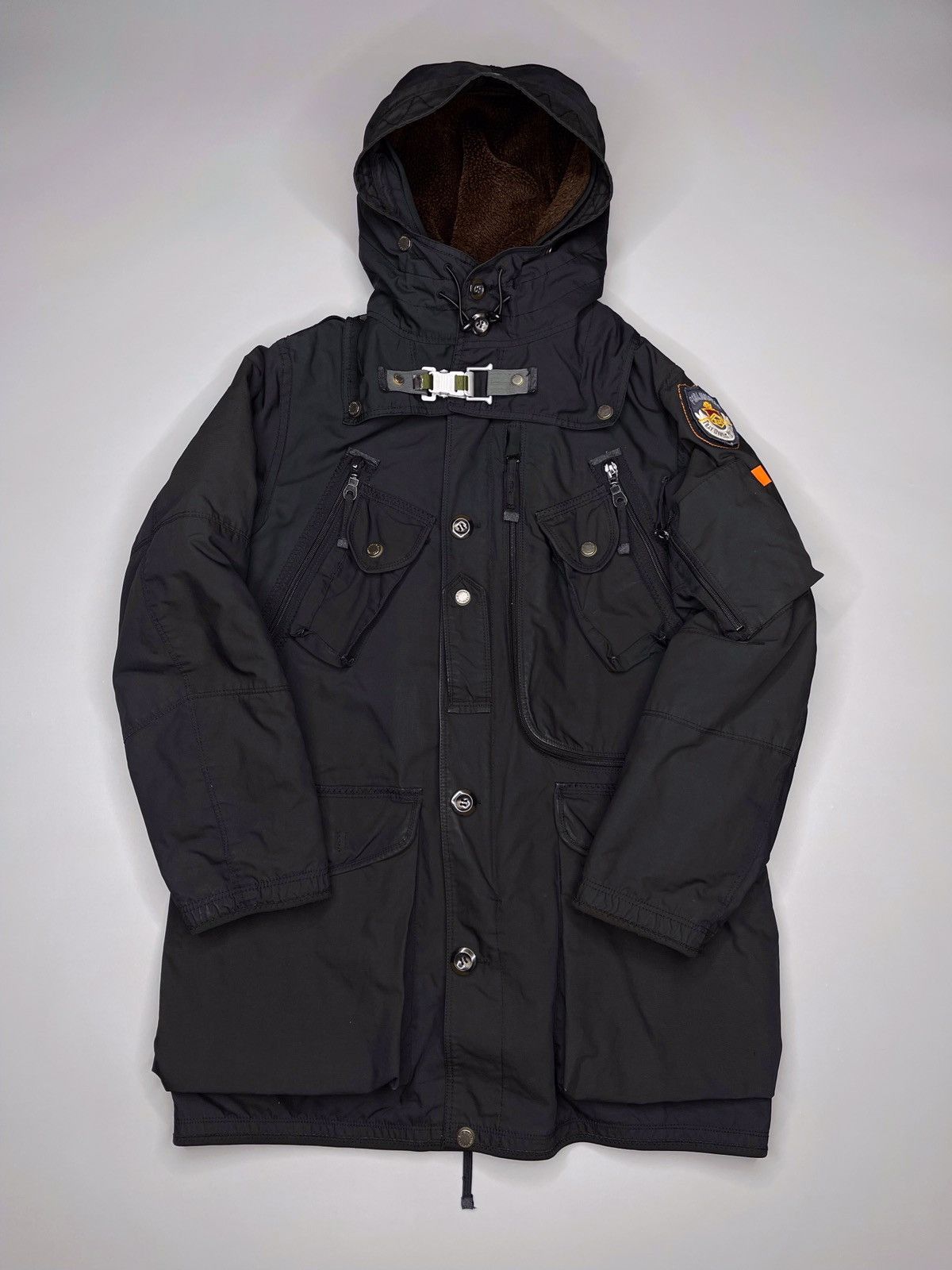 image of Parajumpers Midseason Lightweight Series Jacket 3 In 1 in Black, Men's (Size Medium)