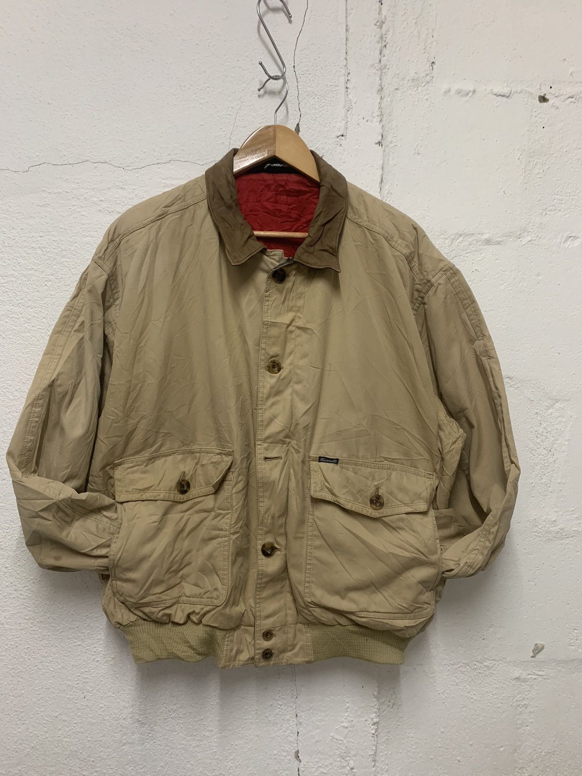 Faconnable × Japanese Brand × Vintage Vintage Faconable Beige Buttom up Size US L / EU 52-54 / 3 - 3 Thumbnail