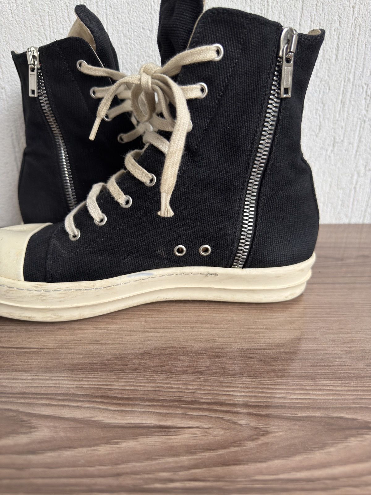 Rick Owens Drkshdw Canvas drkshdw Ramones Size US 10.5 / EU 43-44 - 15 Thumbnail