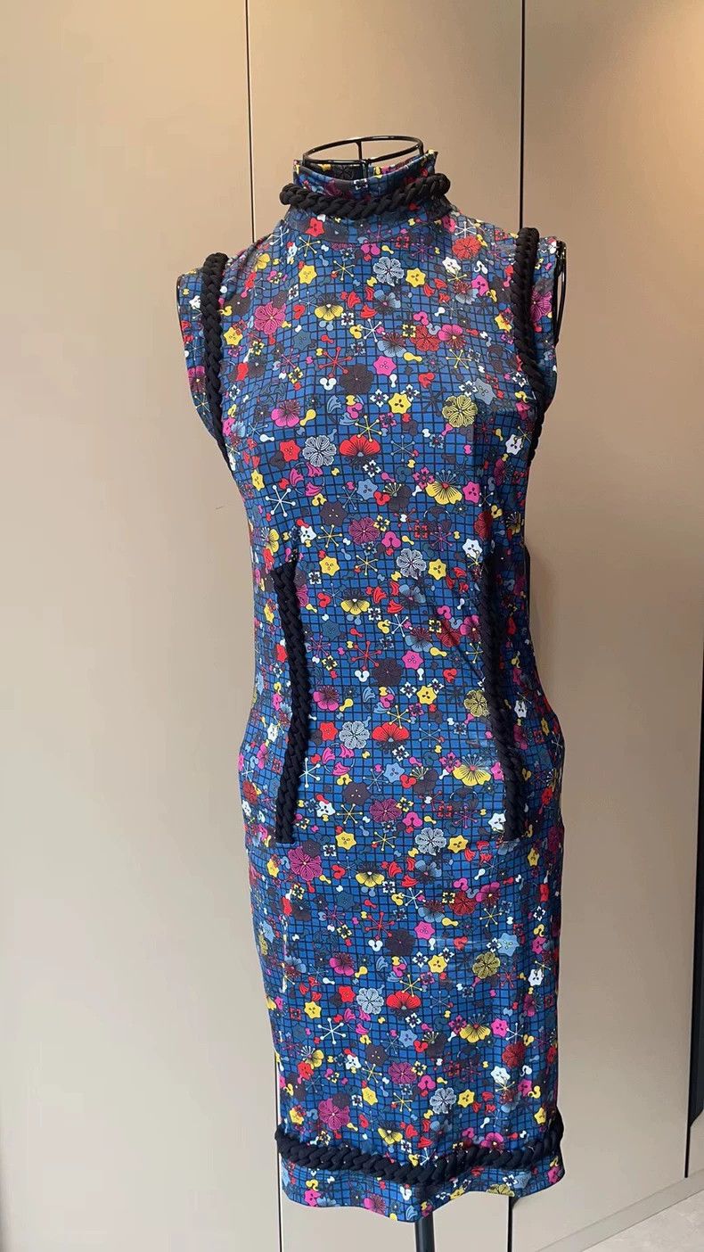 Kenzo KENZO New Chinese Cheongsam with Retro Flower Pattern Size M / US 6-8 / IT 42-44 - 6 Thumbnail