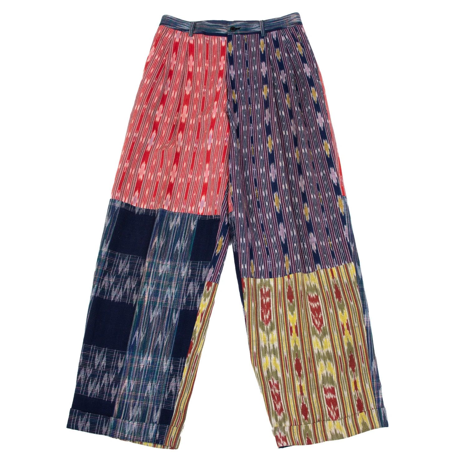 Dolce & Gabbana Patchwork Double Pants in Multicolor, Size 48 Size US 32 / EU 48 - 1 Thumbnail