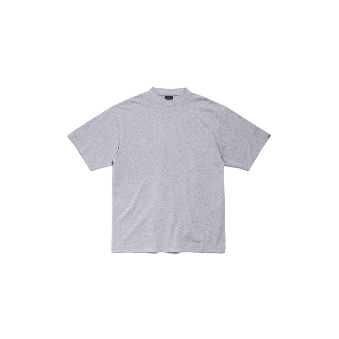 Balenciaga o1tr1nto1025 Patch Garde-Robe T-Shirt Medium Fit in Grey Size US M / EU 48-50 / 2 - 1 Thumbnail