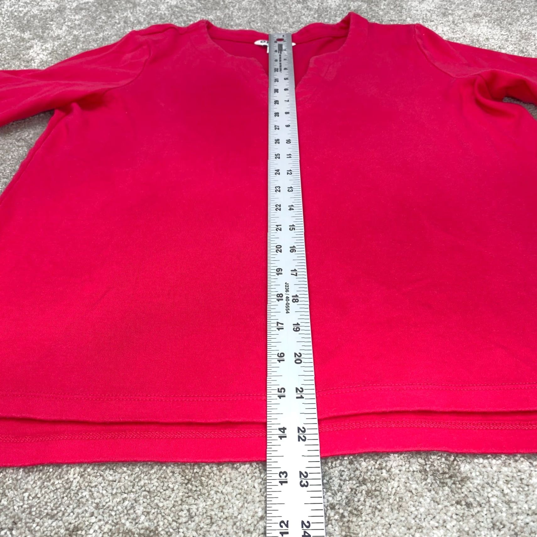 Orvis Orvis V Neck Pullover Shirt Womens Small Red Long Sleeve Casual Outdoors 6945 Size S / US 4 / IT 40 - 3 Thumbnail