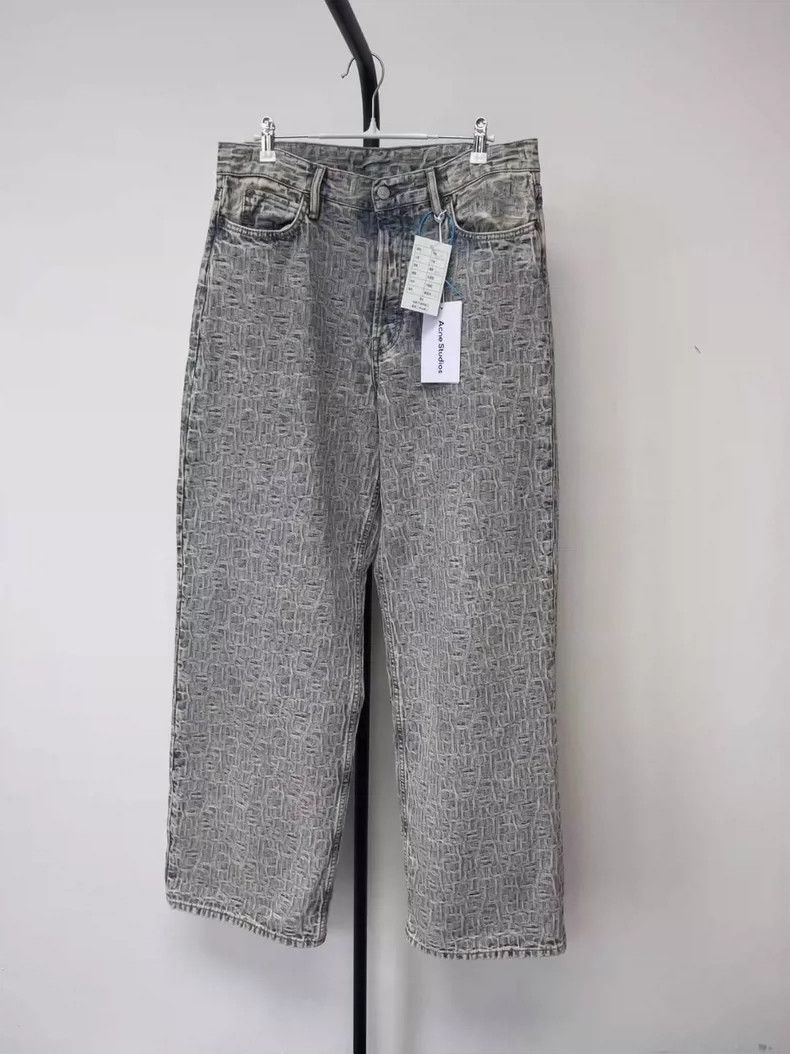 Acne Studios Acne Studios Loose Fit Low-Waist Jeans - dmc Size US 38 / EU 54 - 1 Thumbnail