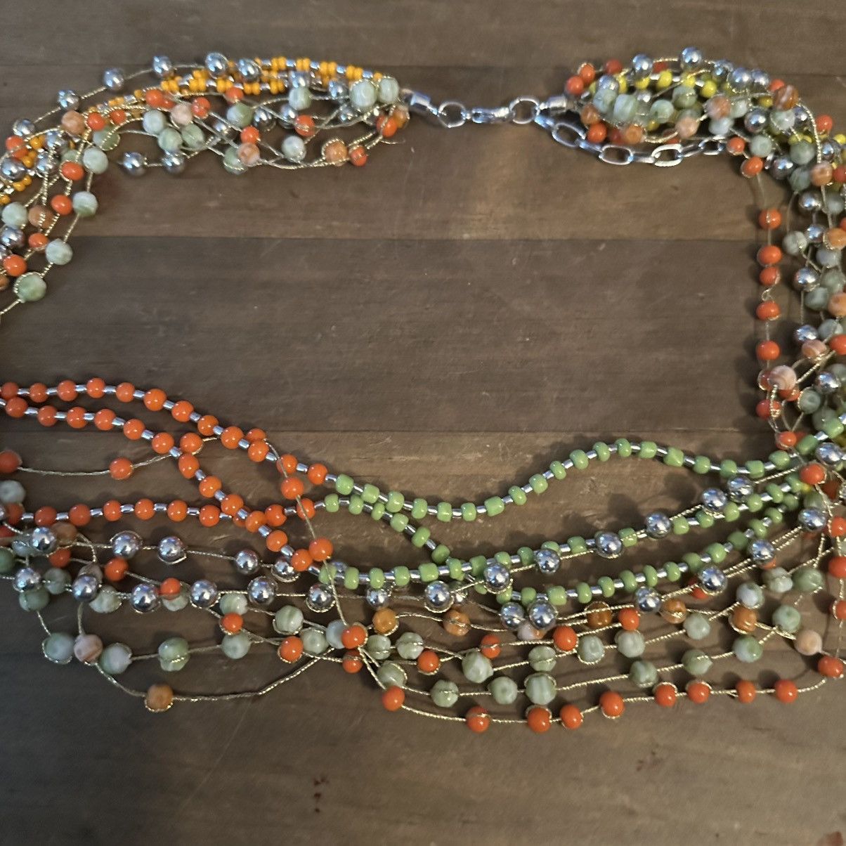 Other Multicolor layered multi strand bead necklace Size ONE SIZE - 2 Thumbnail