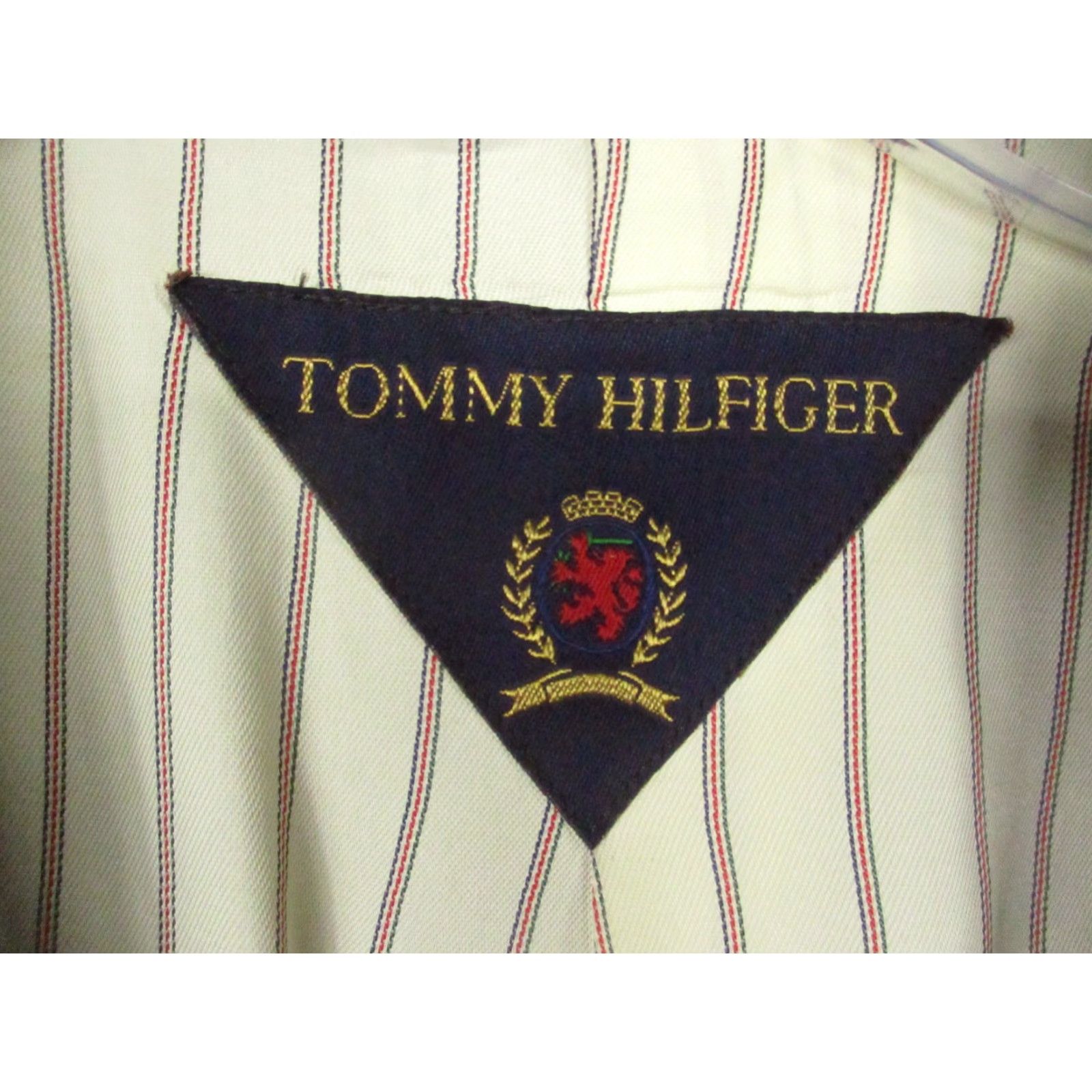 Tommy Hilfiger VINTAGE Tommy Hilfiger Blazer Mens 42R Wool Sport Coat Blue Plaid 2 Piece 2-Button Notch Parisian USA Men Size 42R - 2 Thumbnail