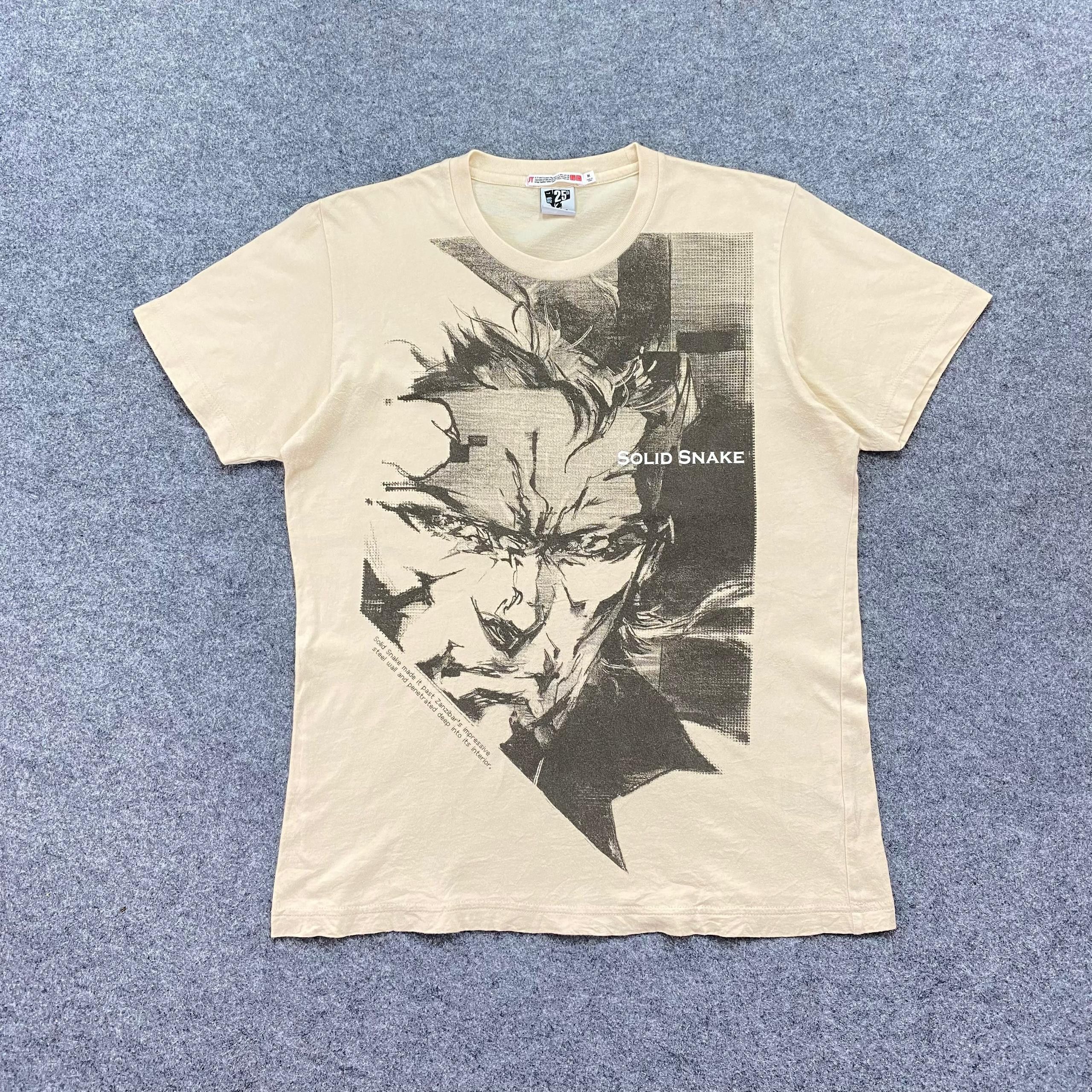 Uniqlo Vintage Solid Snake Movie 25th Mega Gear GamingTshirt Size US M / EU 48-50 / 2 - 1 Thumbnail