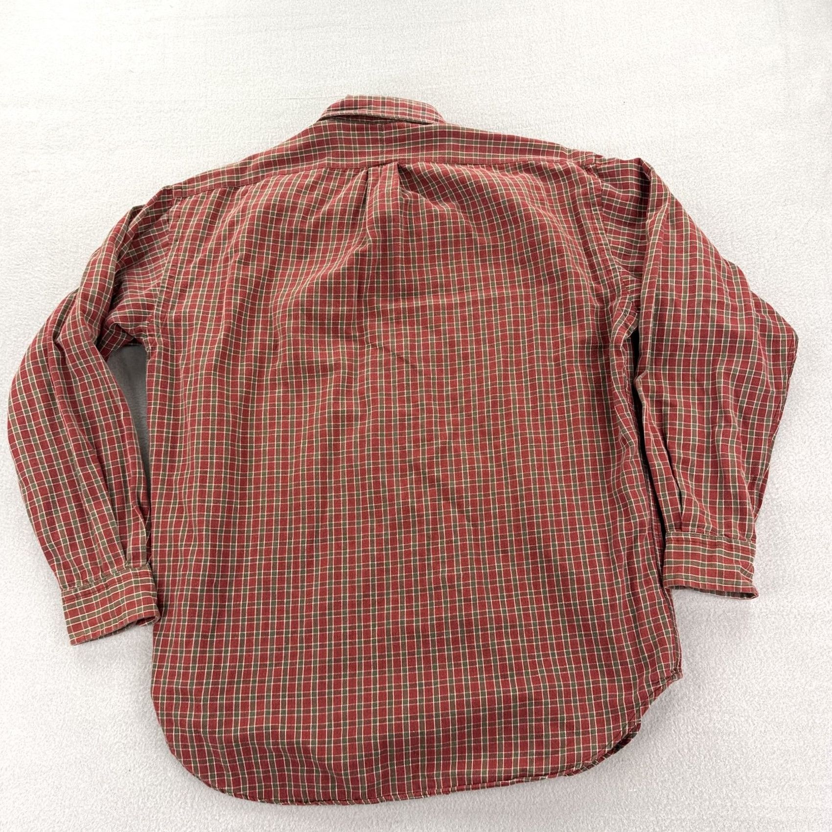 Ralph Lauren Ralph Lauren Shirt Mens Medium Red Plaid Blaire Button-Down Long Sleeve Cotton Size US M / EU 48-50 / 2 - 5 Thumbnail