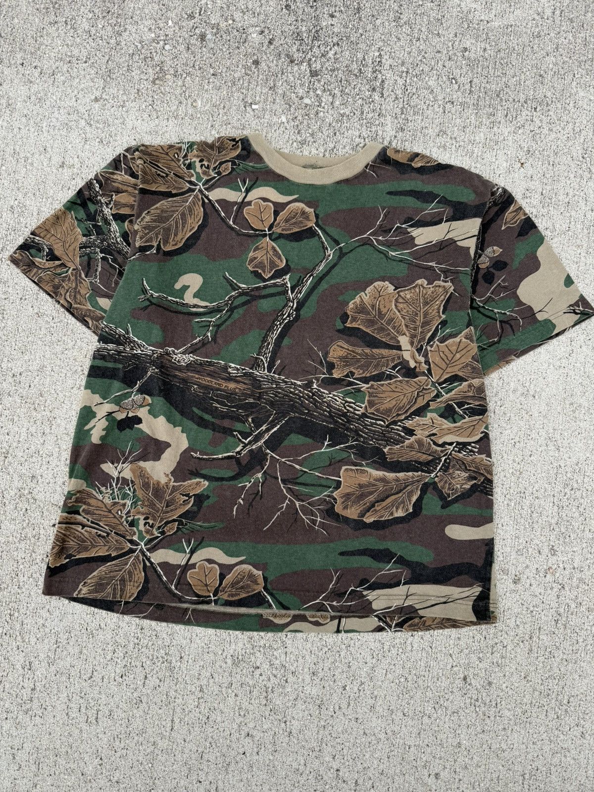 Vintage Vintage real tree camo tee Size US L / EU 52-54 / 3 - 3 Thumbnail