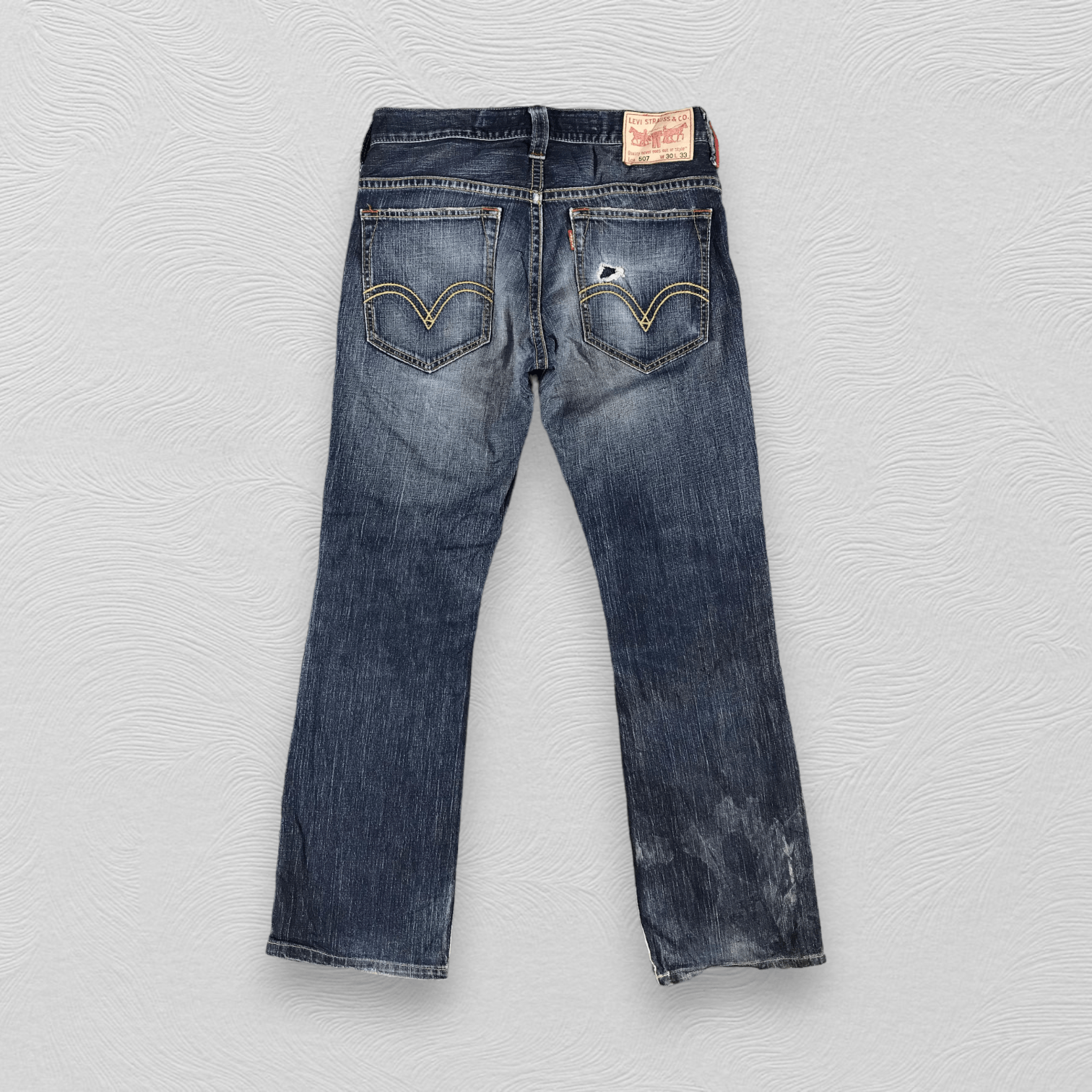 Levi's Vintage Levi's 507 Jeans Dark Wash Denim KJ927 Size US 30 / EU 46 - 2 Thumbnail