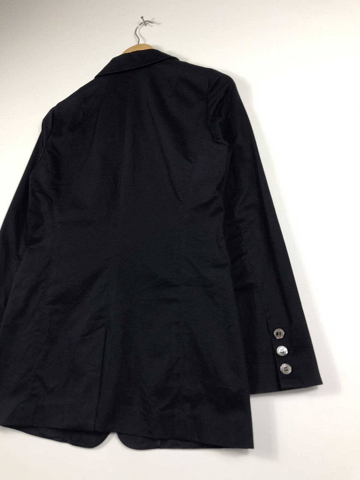Japanese Brand × Katharine Hamnett London × Vintage ⚡️Vintage Y2K Katharine Hamnett London Black Coat Size M / US 6-8 / IT 42-44 - 13 Thumbnail