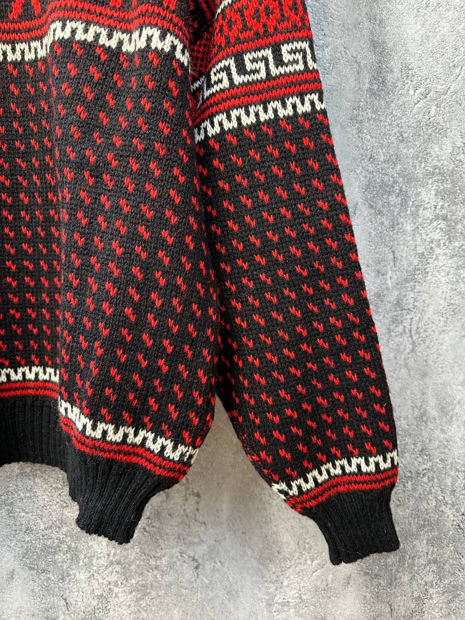Other Kaare Gjose Wool Knit Sweater Reindeer Norway Crew Neck Size US XL / EU 56 / 4 - 9 Thumbnail