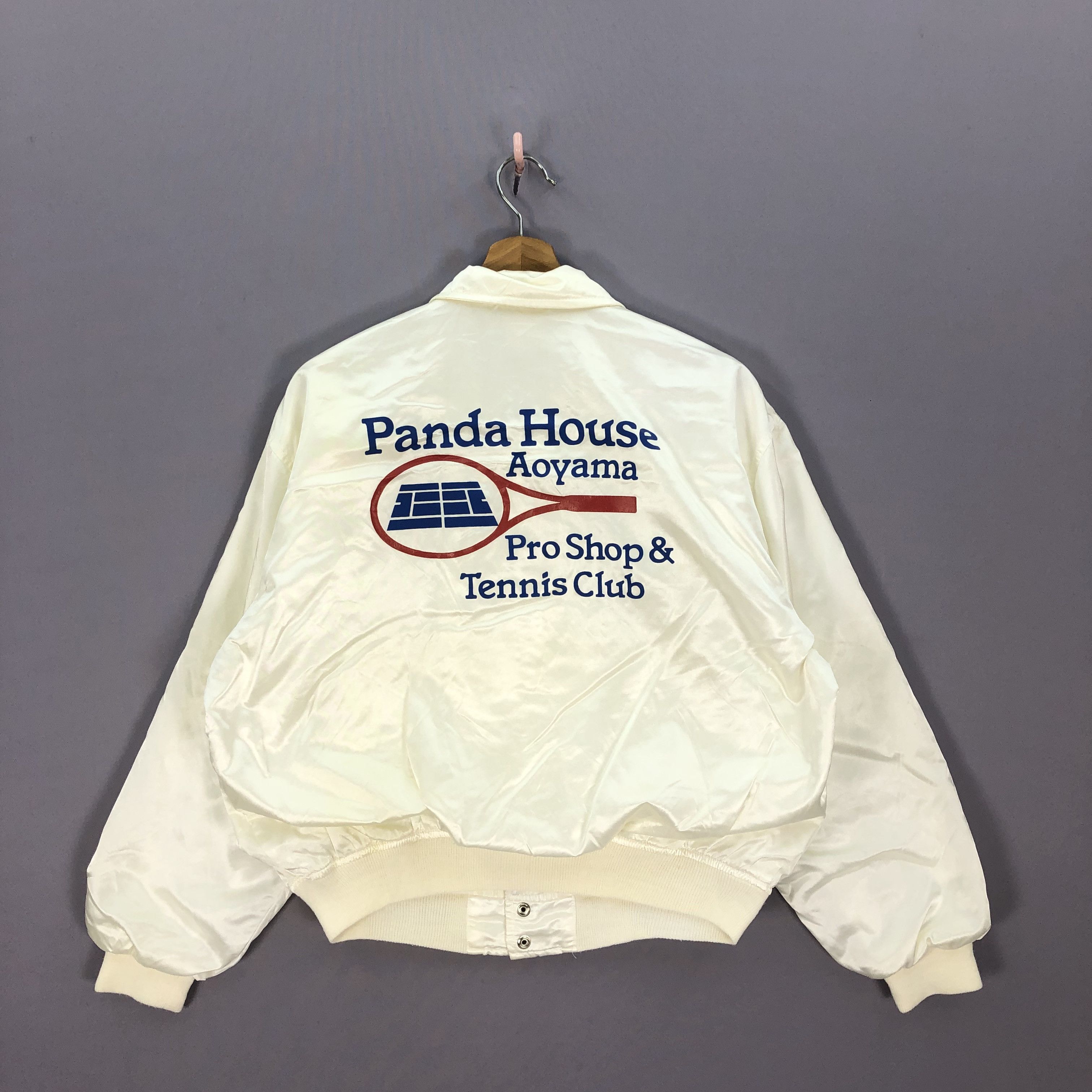 Japanese Brand Vintage Panda House Aoyama Tennis Club Windbreaker Jacket Size US M / EU 48-50 / 2 - 1 Thumbnail
