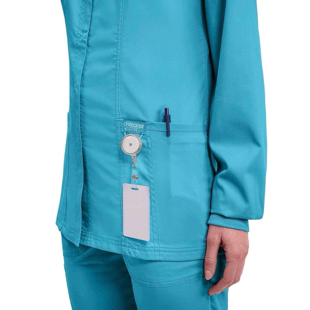 Cherokee Cherokee Revolution scrub jacket (size: large) Size L / US 10 / IT 46 - 5 Thumbnail