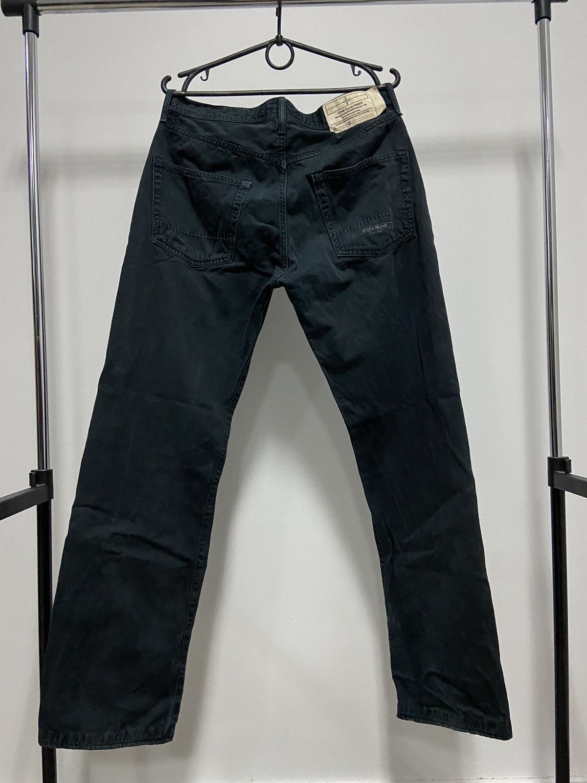 Massimo Osti × Stone Island × Vintage Stone Island Denims logo pocket Vintage jeans Pants Size US 32 / EU 48 - 1 Thumbnail