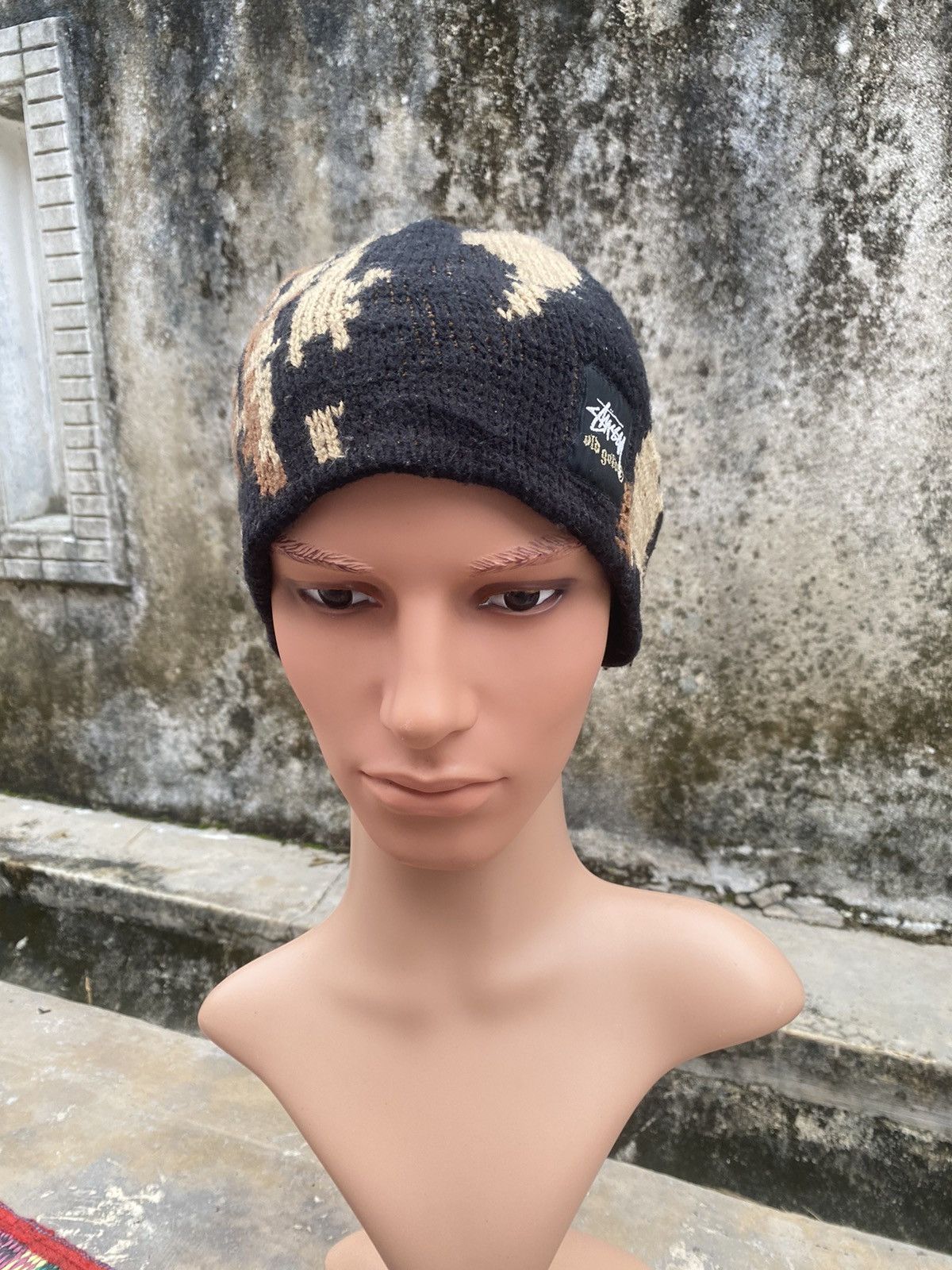 Stussy Vintage Stussy Old Gold Made In Usa Beanie Hat Size ONE SIZE - 3 Thumbnail