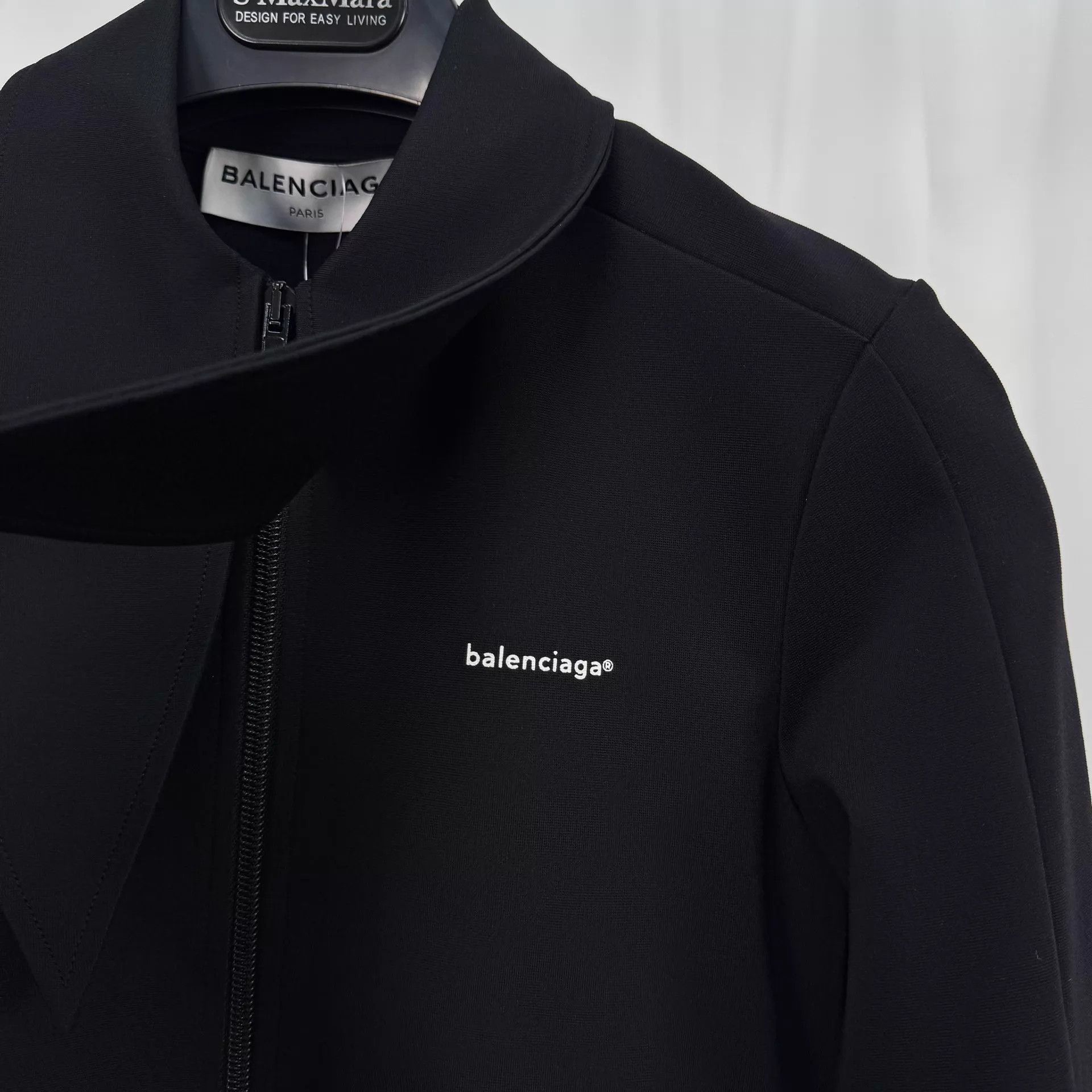 Balenciaga Balenciaga Logo Print Bowtie Zip Jacket 36 Size XS / US 0-2 / IT 36-38 - 4 Thumbnail