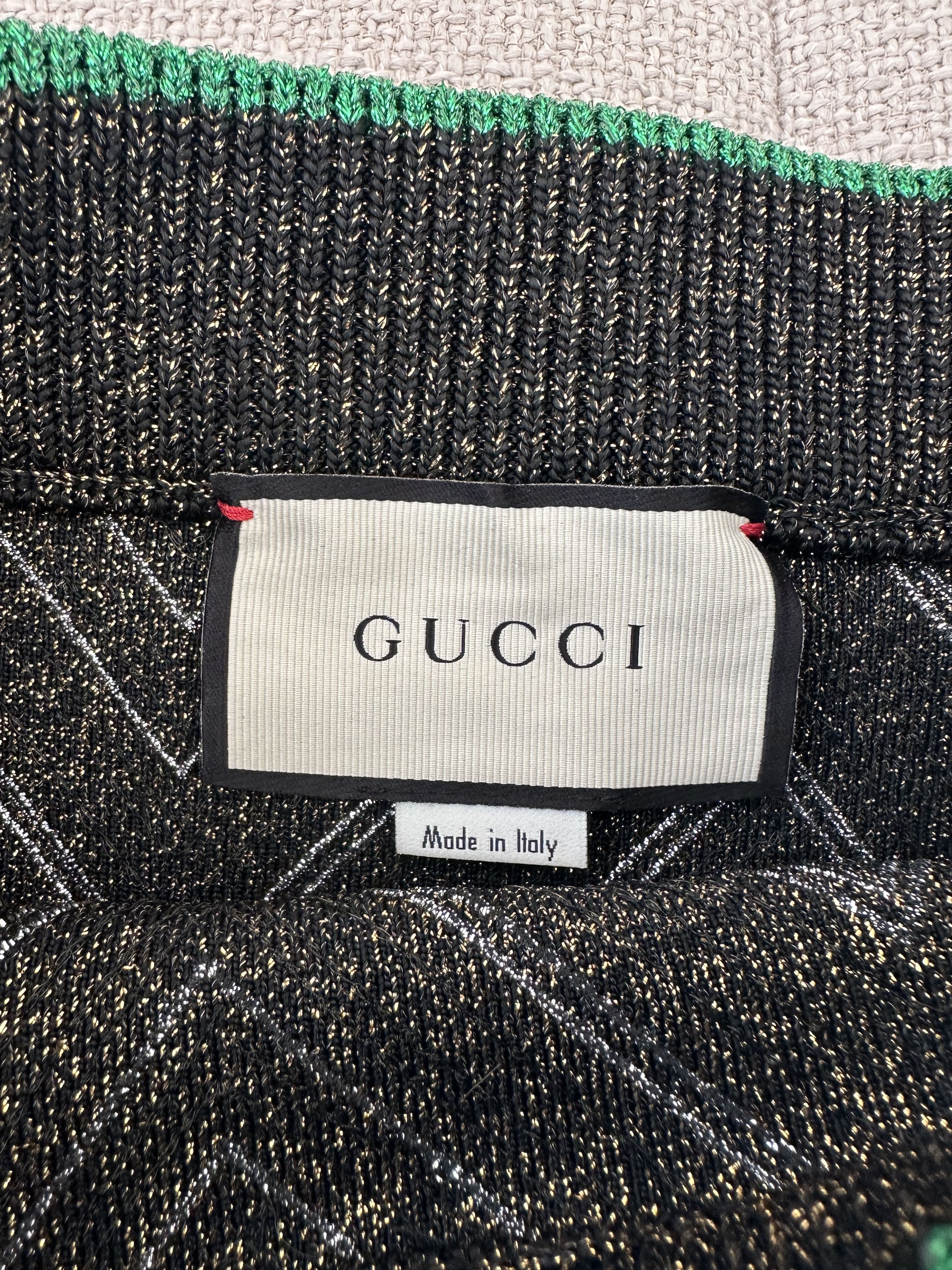 Gucci Gucci Knitted stretchy Skirt with sequins S Size 26" / US 2 / IT 38 - 9 Thumbnail