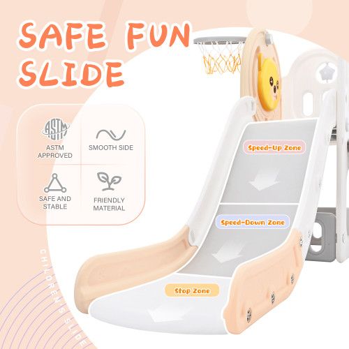 Designer × Homemade Toddler Climber and Slide Set 4 in 1, Kids Playground Climbe Size US L / EU 52-54 / 3 - 8 Thumbnail