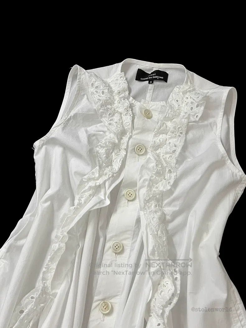 Comme des Garcons Comme Des Garcons Lace pleated dress Size S / US 4 / IT 40 - 3 Thumbnail