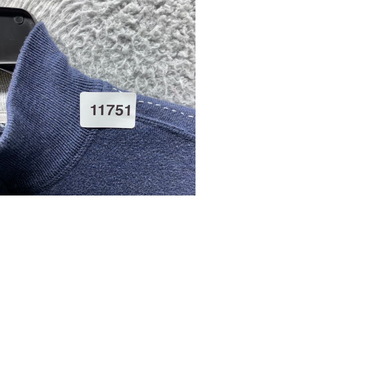 Nat Nast VINTAGE Nat Nast Sweater Mens Adult Large Blue Henley 1/4 Zip Zip Snap Cotton Nylon Logo 90s Preppy Size US L / EU 52-54 / 3 - 11 Thumbnail