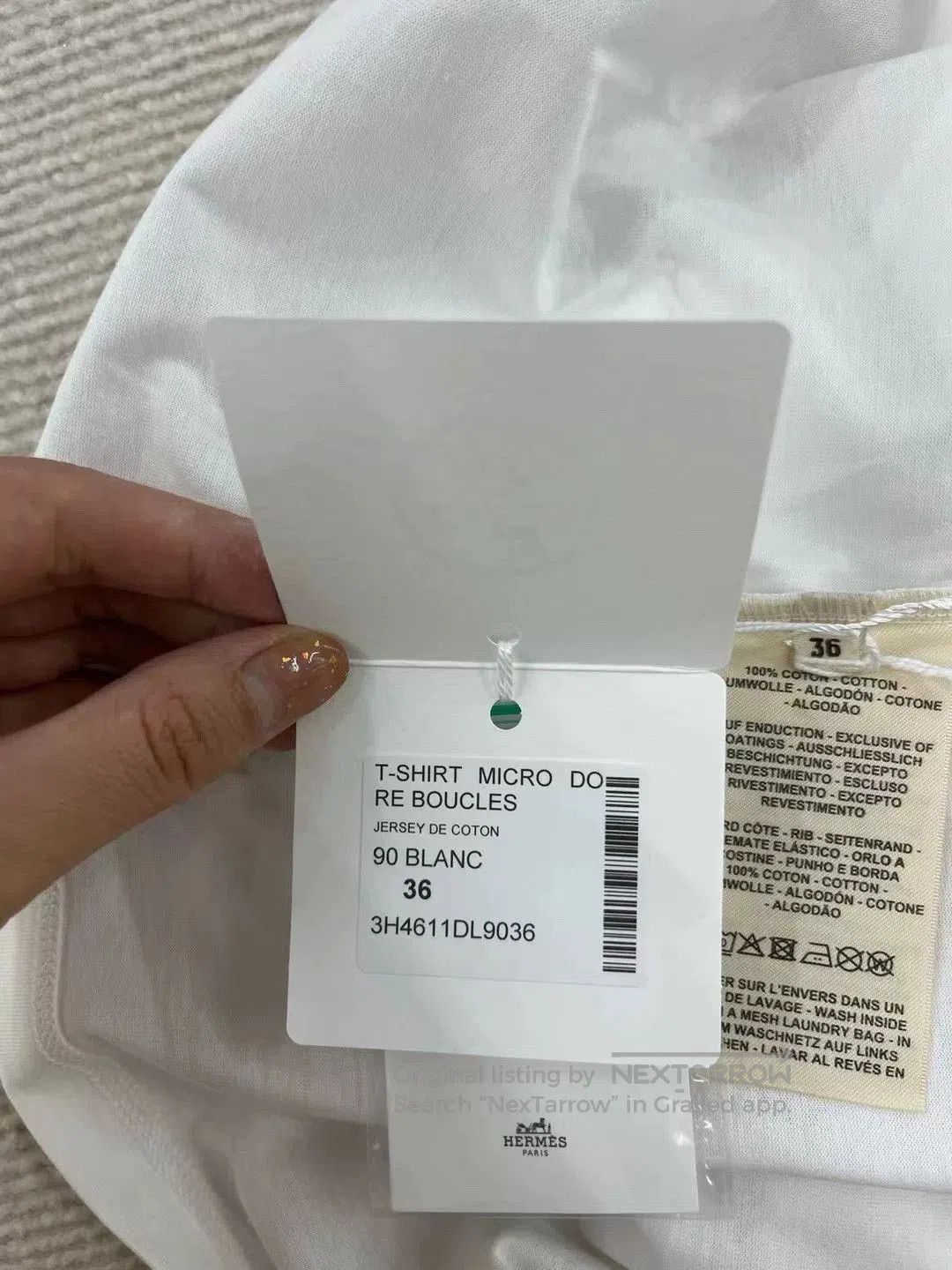 Hermes Hermes 2023 White Short Sleeve T-shirt. Size US S / EU 44-46 / 1 - 4 Thumbnail
