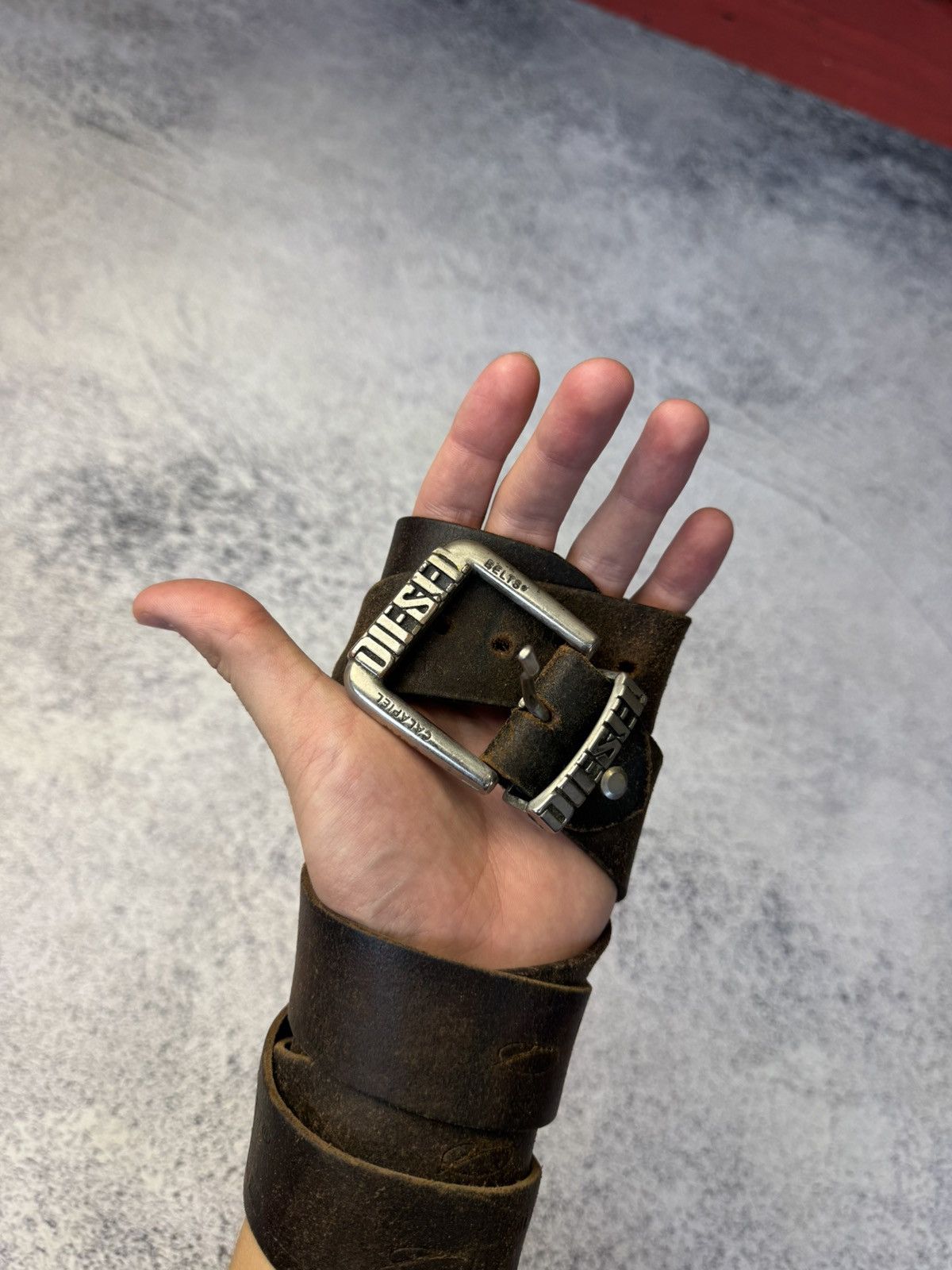 Diesel Vintage Diesel Belts Leather Japanese Brand Y2K streetwear Size ONE SIZE - 2 Thumbnail