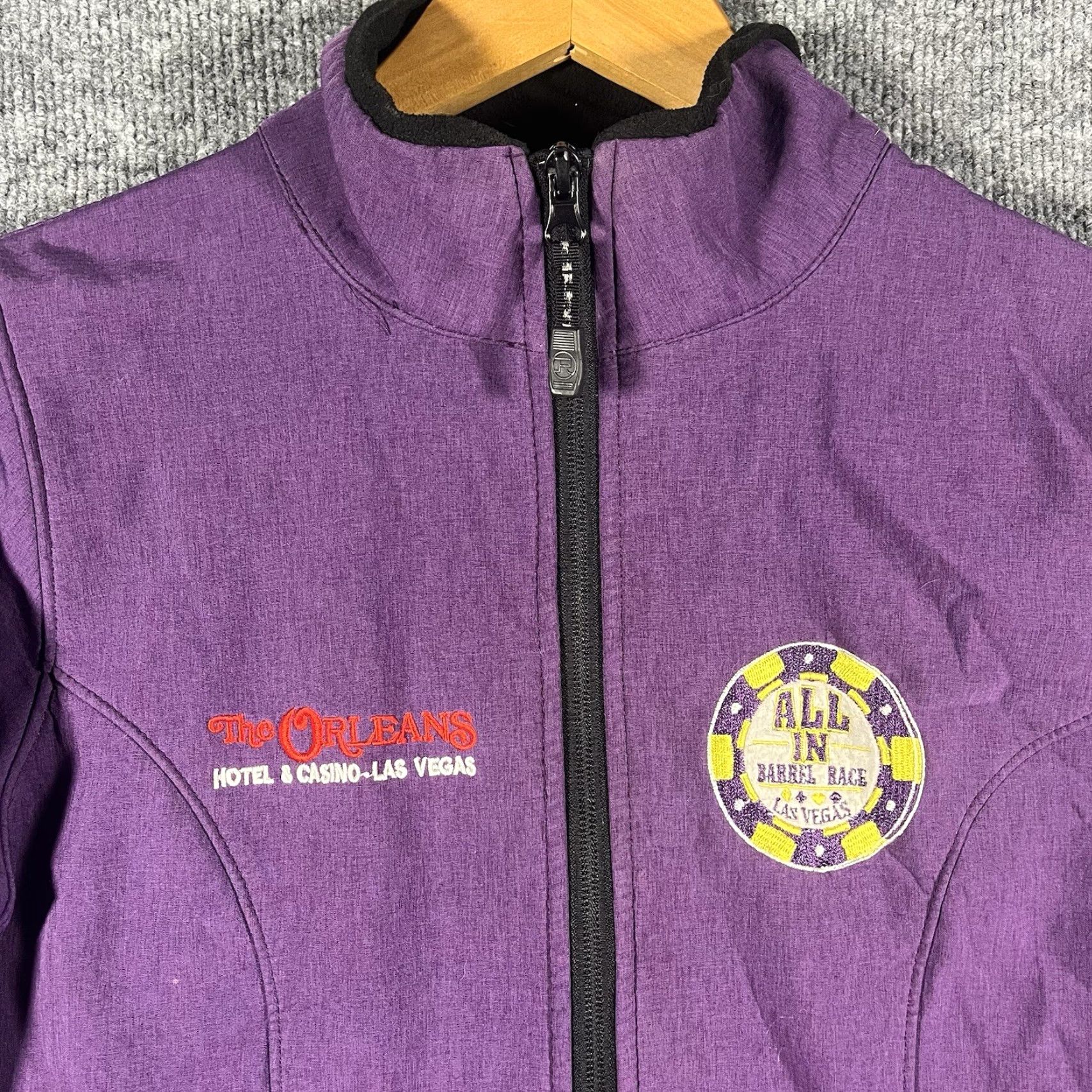 Roper ROPER Full Zip Jacket Women S Purple Western Horse Basic Jacket Casual Size S / US 4 / IT 40 - 2 Thumbnail