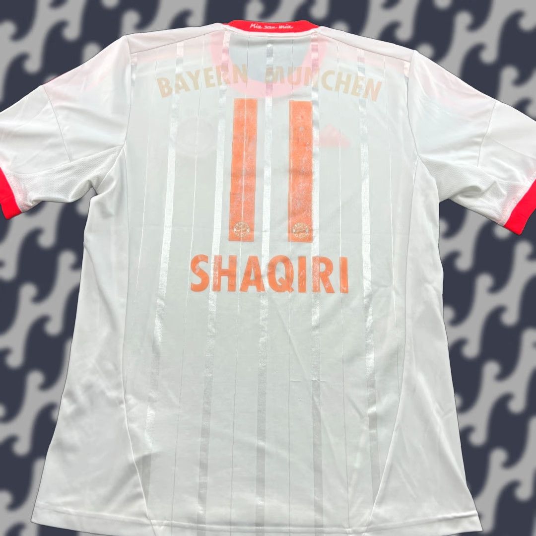 Adidas adidas Bayern Munich 2012 2013 Away Shaqiri Football Jersey Mens M White Soccer Shirt Jersey Mens Size US M / EU 48-50 / 2 - 1 Thumbnail