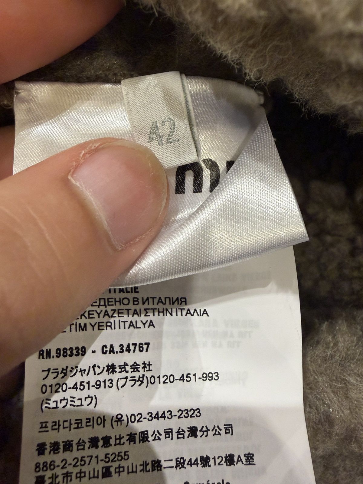 Miu Miu Miu Miu Fleece Full Zip Blouson Size US L / EU 52-54 / 3 - 4 Thumbnail