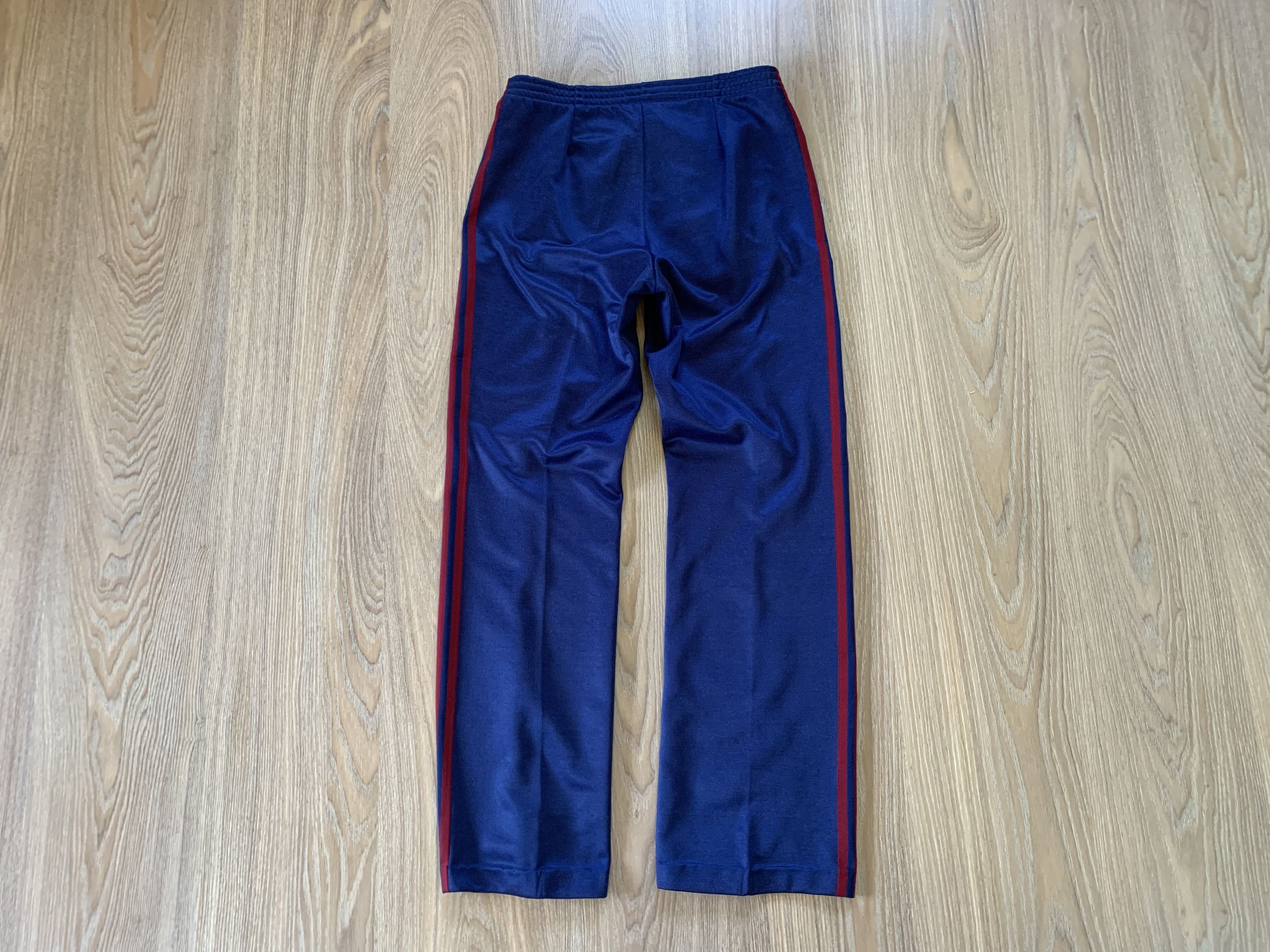 Handmade × Vintage Men’s Handmade Retro Blue Track Pants 80s Size US 30 / EU 46 - 3 Thumbnail