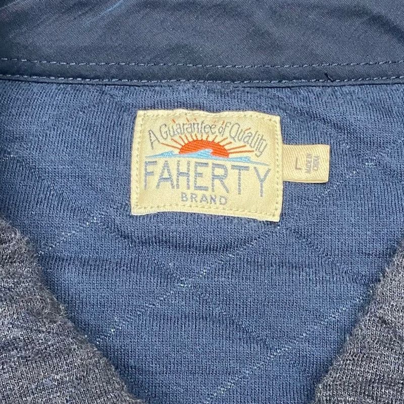 Faherty Faherty Epic Quilted Fleece CPO Shirt Jacket Shacket Men's L Size US L / EU 52-54 / 3 - 4 Thumbnail