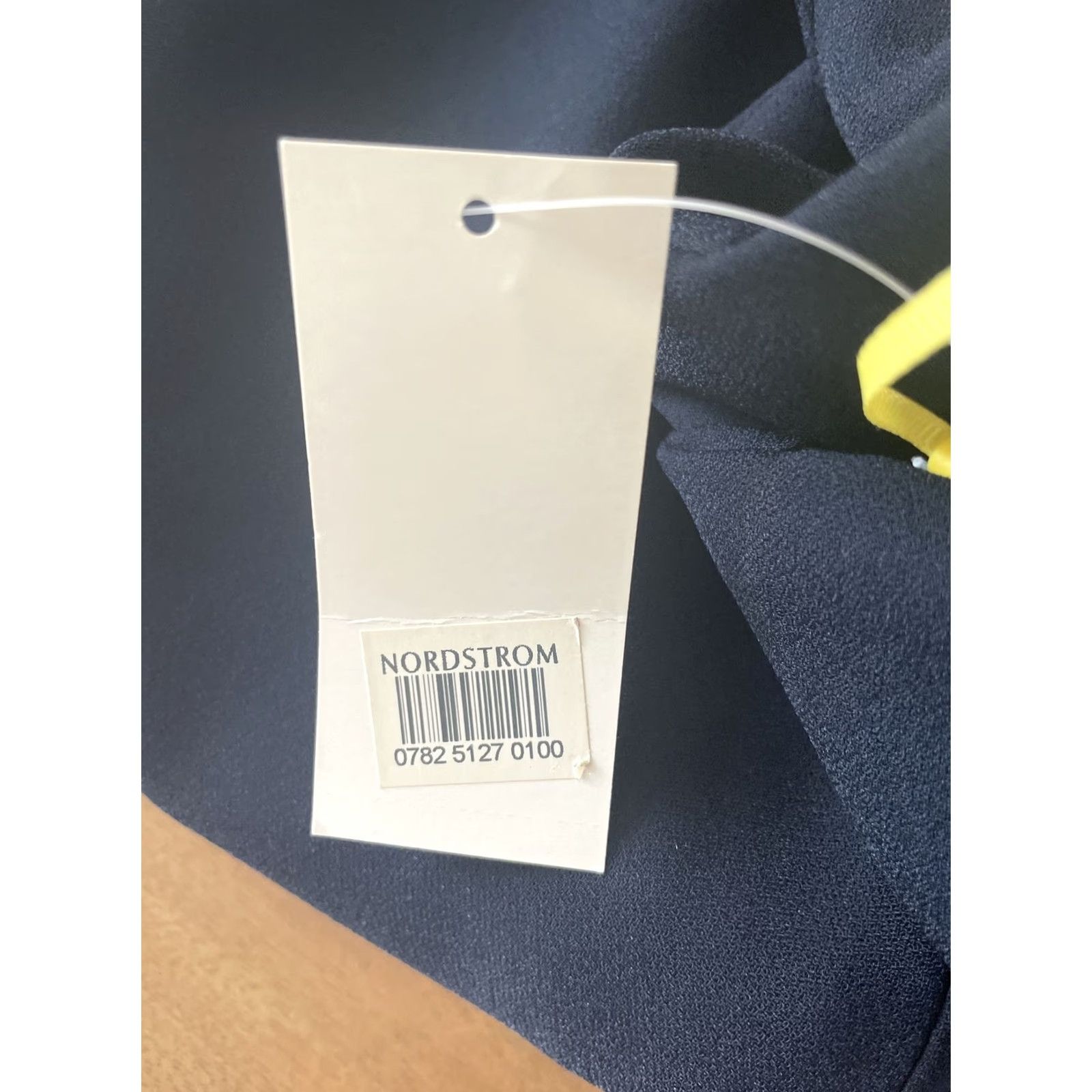 Vintage CeCe Nordstrom A-Line Dress Womens Size 12 Blue Knee Length Puff Sleeve Ruffle Lace Polyester Professional Workwear Dress Size XL / US 12-14 / IT 48-50 - 4 Thumbnail