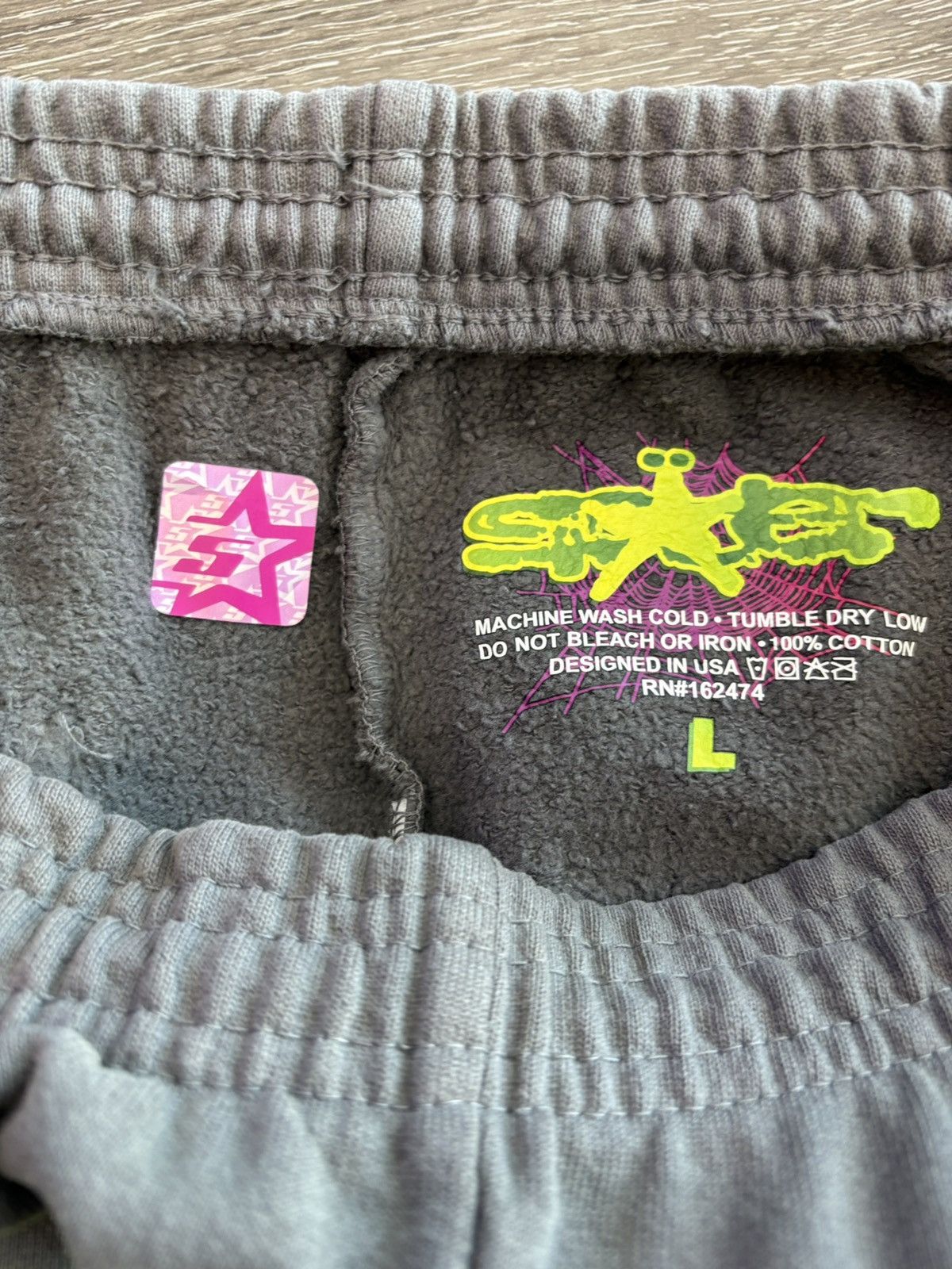 Sp5der Sp5der Wait Web Sweatpant “Slate Grey” Size US 34 / EU 50 - 3 Thumbnail