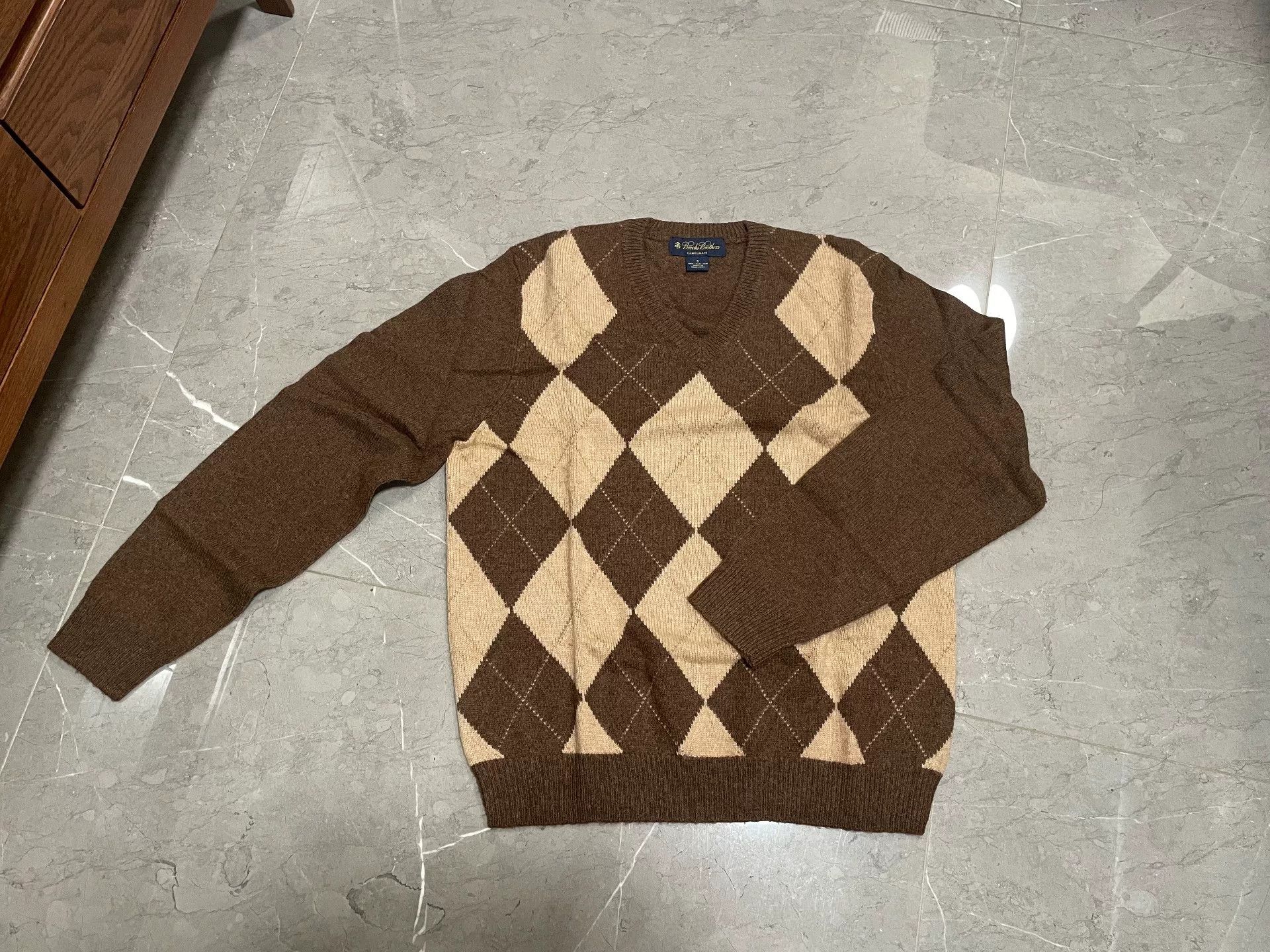 Brooks Brothers Brooks Brothers Men's Camel Hair Sweater S Size US S / EU 44-46 / 1 - 1 Thumbnail