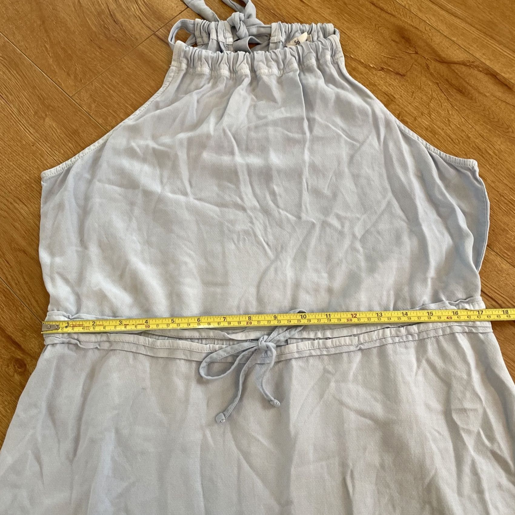 Splendid Splendid Dress M Falmouth Blue Tie Dye Sleeveless Midi Halter Boho A-Line Womens Medium Blue Size M / US 6-8 / IT 42-44 - 5 Thumbnail